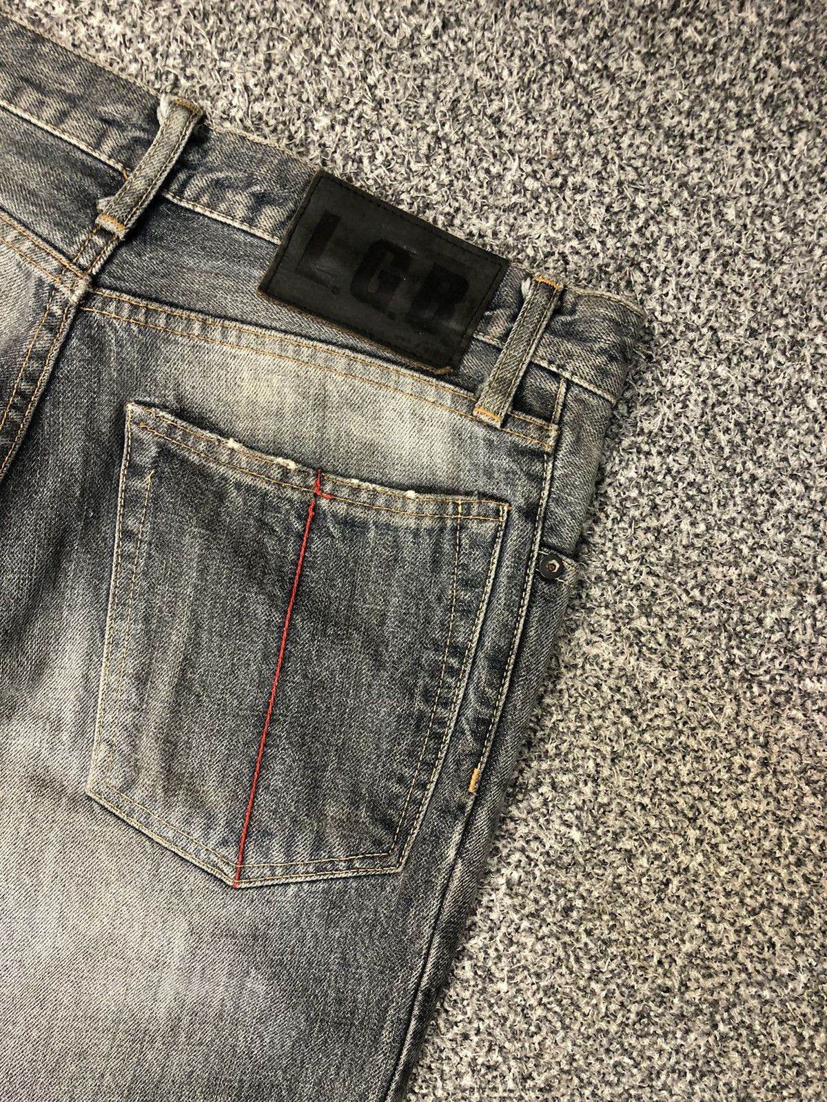 Hysteric Glamour Vintage Le Grande Bleu(L.G.B) Zipper Flare Jeans Size 32" / US 10 / IT 46 - 21 Thumbnail