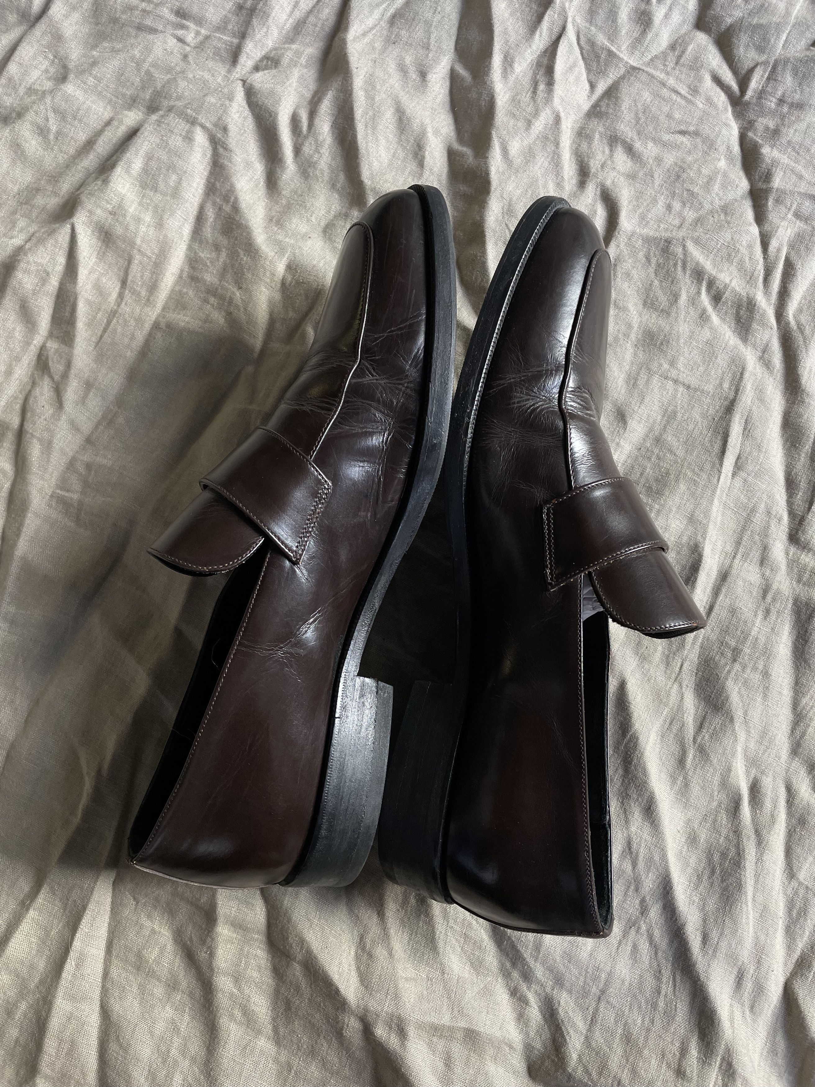 Gucci Gucci by Tom Ford Metal Logo Leather Formal Loafers 7800AC Size US 8.5 / EU 41-42 - 7 Thumbnail