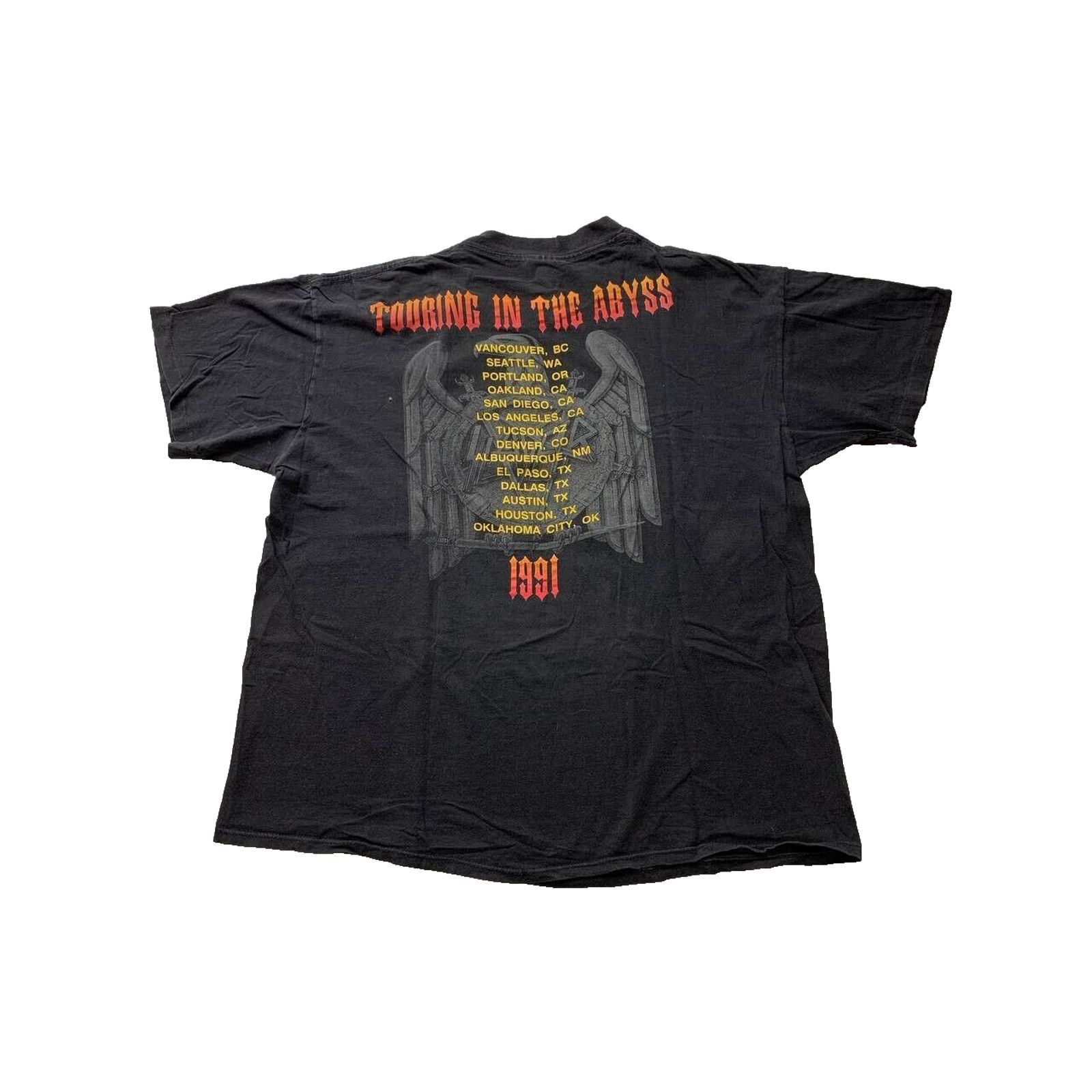 SLAYER Brockum 1991 Tour the Abyss XL Black BS-S0205P-B003