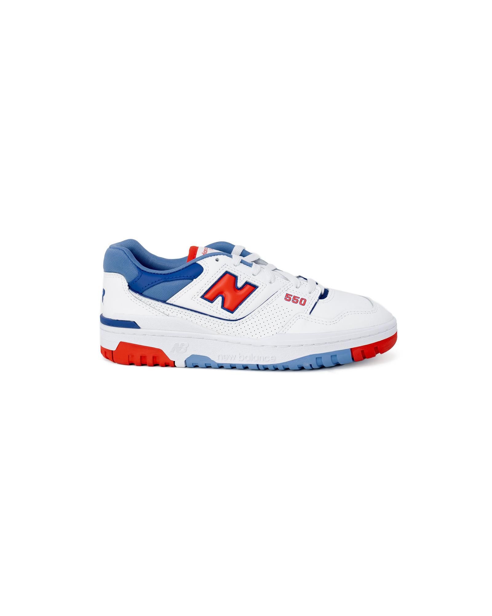 image of New Balance Lace-Up Sporty Sneakers With Rubber Sole in White, Women's (Size 8)