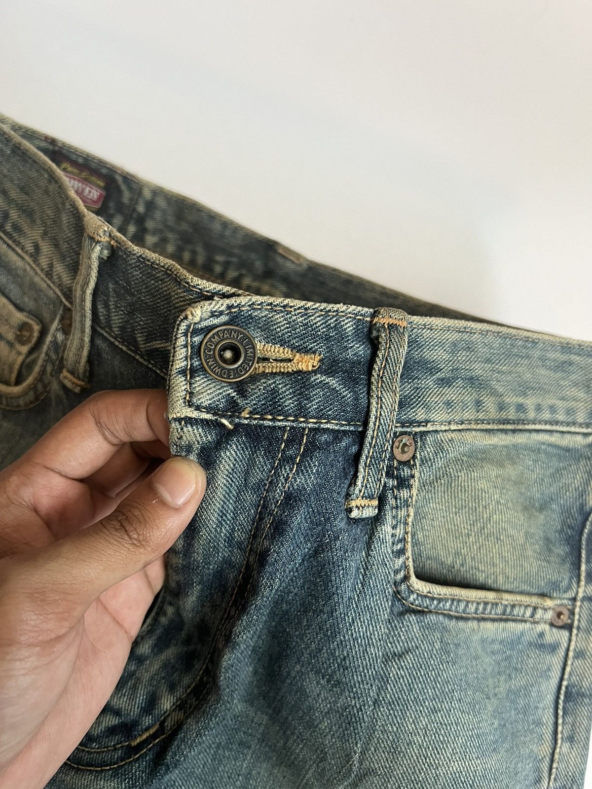Edwin Vintage 90's Edwin Mudwash Dirty Denim Size US 30 / EU 46 - 5 Thumbnail