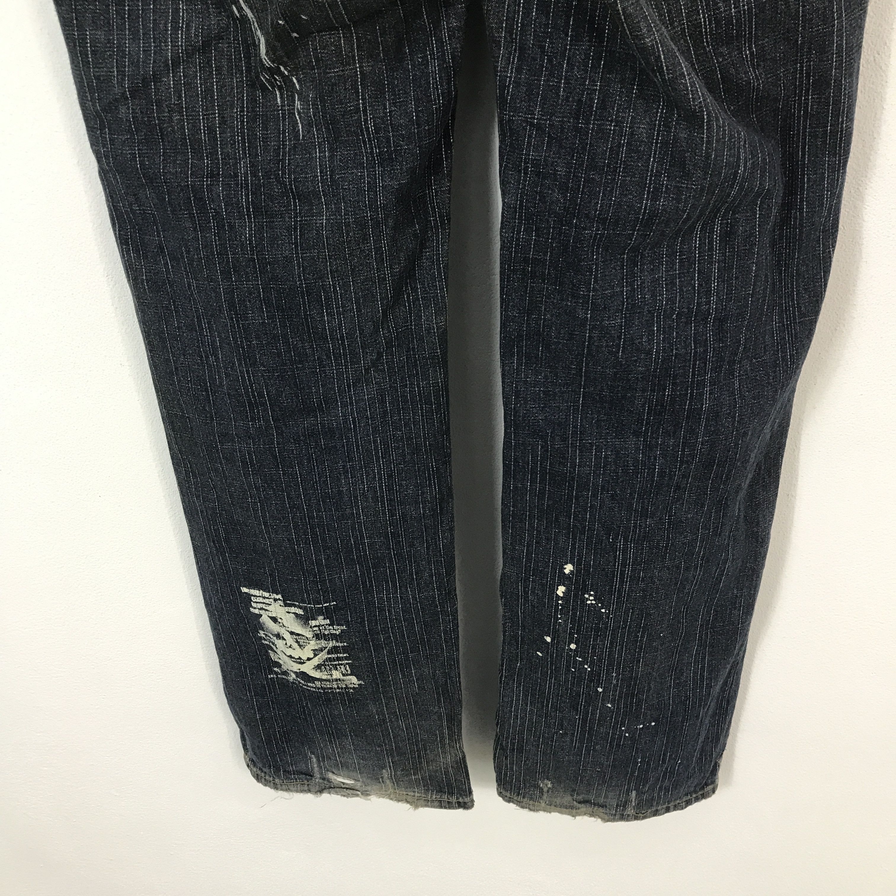 Japanese Brand gri gri denim gothic punk japan denim pants Size US 32 / EU 48 - 6 Thumbnail