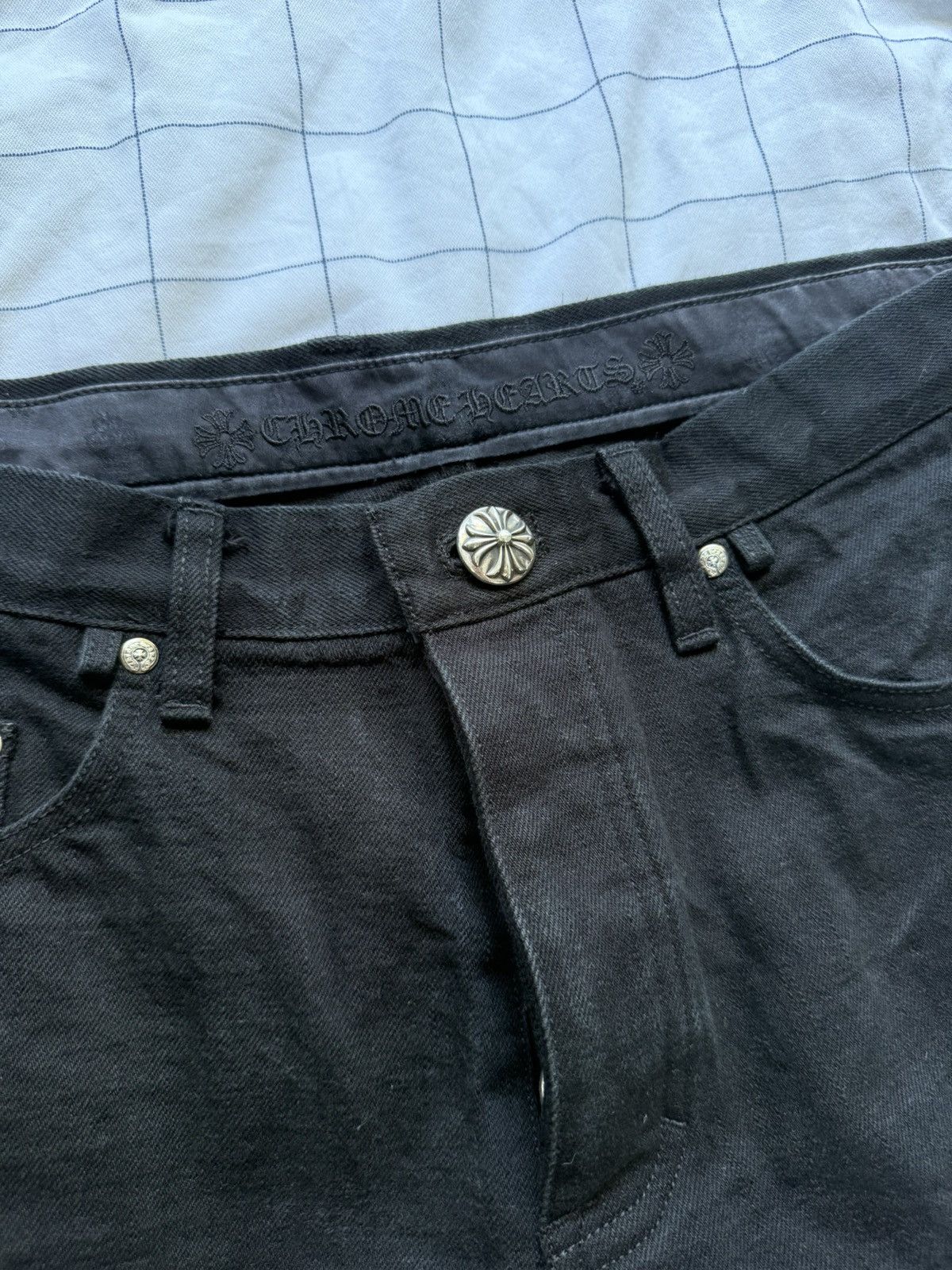 Chrome Hearts Chrome Hearts Fleurknee denim Size US 33 - 3 Thumbnail