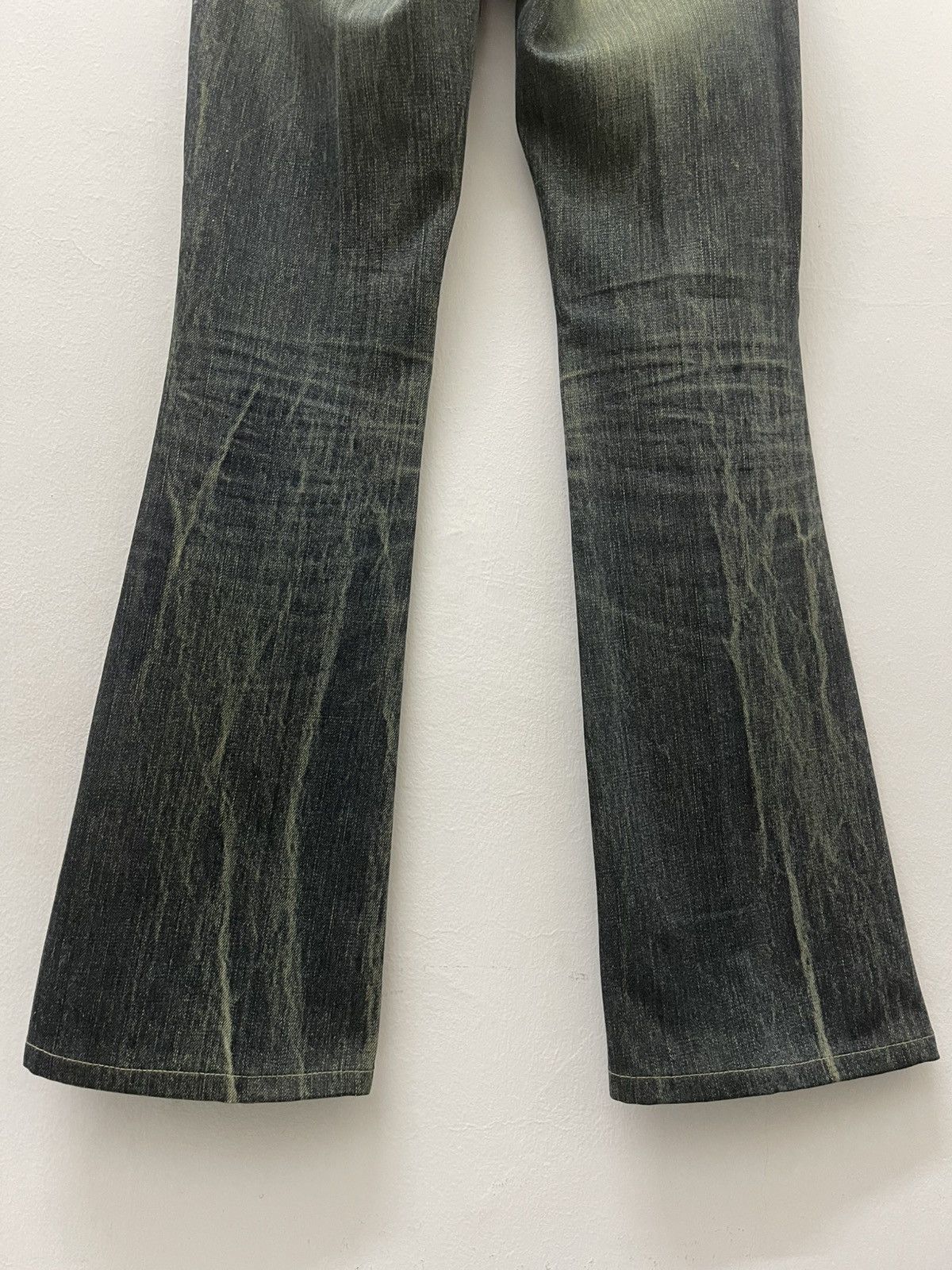 Edwin Rare Vintage VIENUS JEAN Something by Edwin Japan Flare Size US 28 / EU 44 - 14 Thumbnail