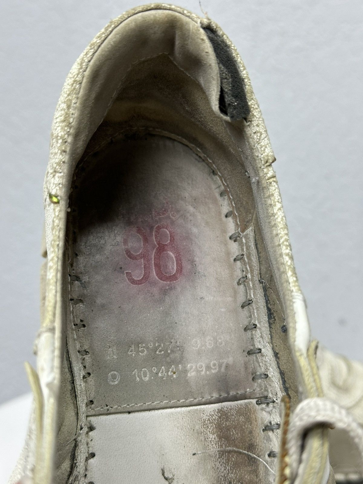 A.S.98 Vintage Sneakers AS 98 faded Avantgarde Distressed Leather Size US 7 / EU 40 - 10 Thumbnail