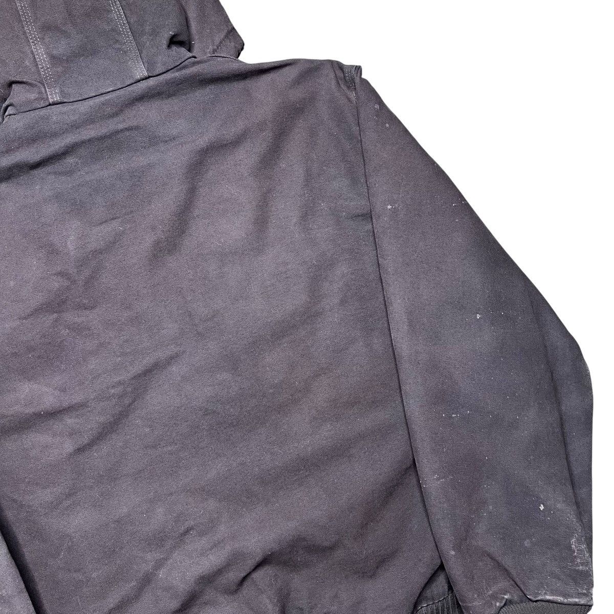 Carhartt Vtg 2000s Carhartt J130 DKB Hooded Dark Brown Canvas Jacket Size US L / EU 52-54 / 3 - 23 Thumbnail