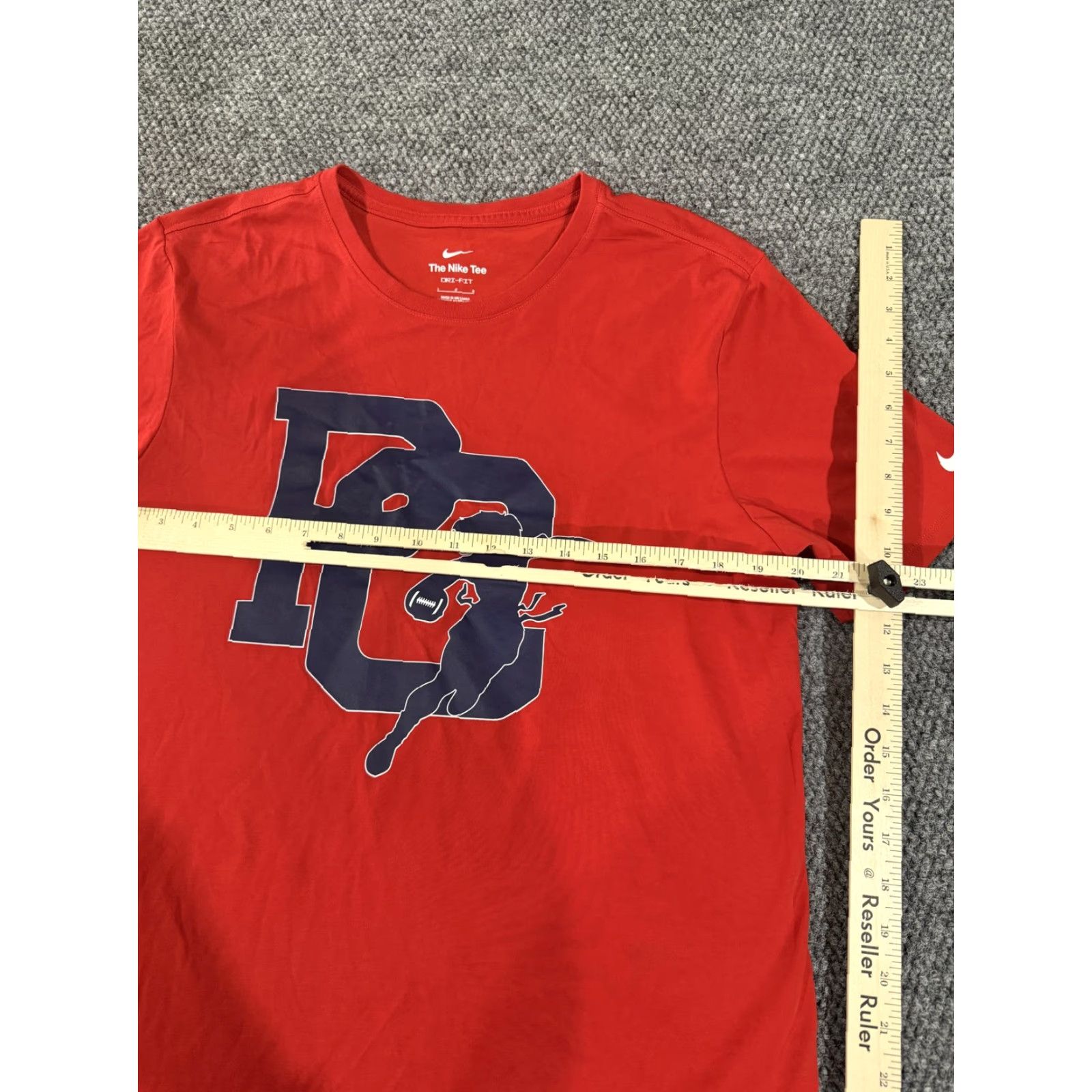 Nike Nike Shirt Mens L Red Football Player Graphic Tee Dri-FIT Athletic Size US L / EU 52-54 / 3 - 4 Thumbnail