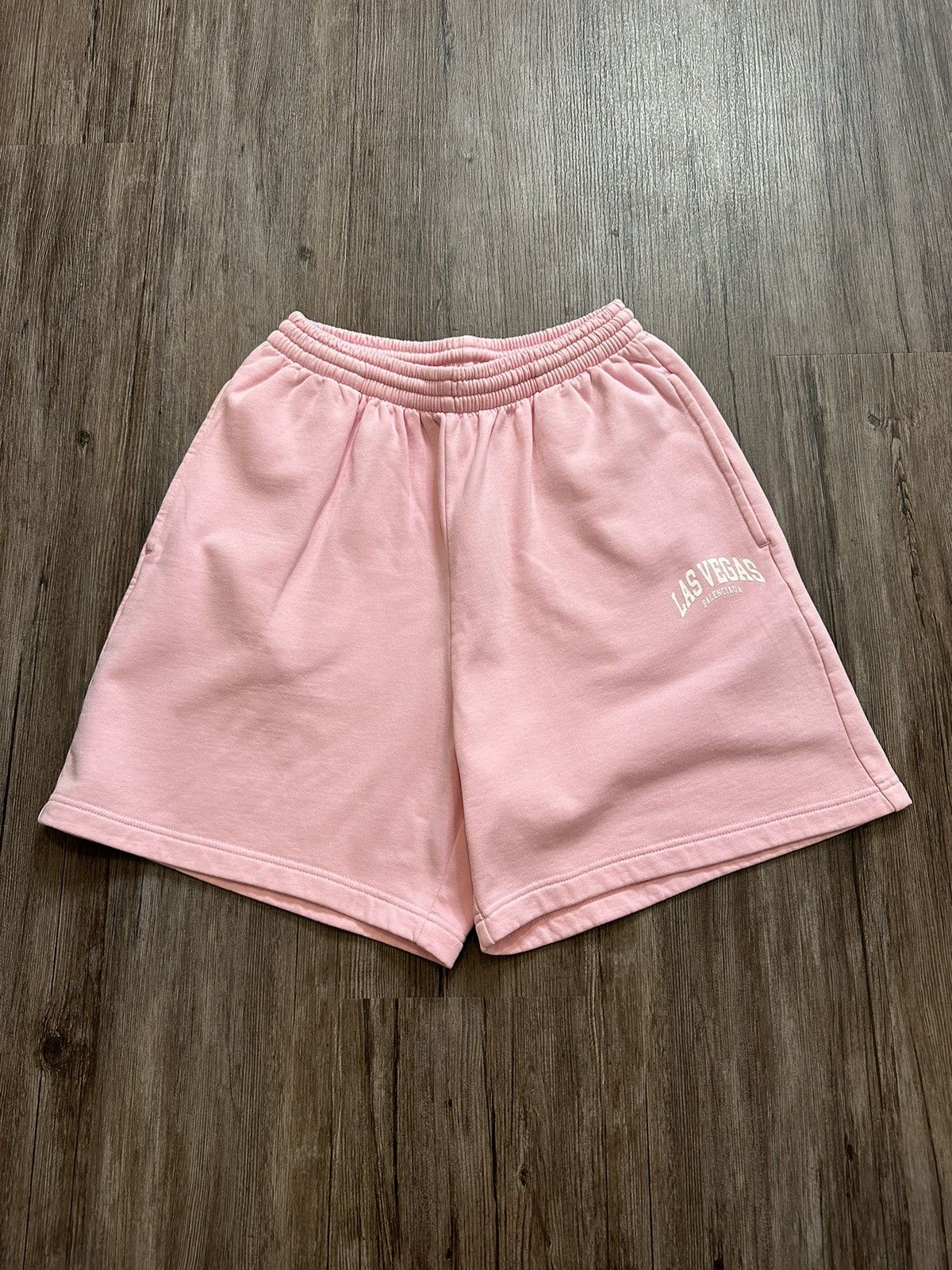 image of Balenciaga Pink Limited Las Vegas Shorts Size Xxs, Men's