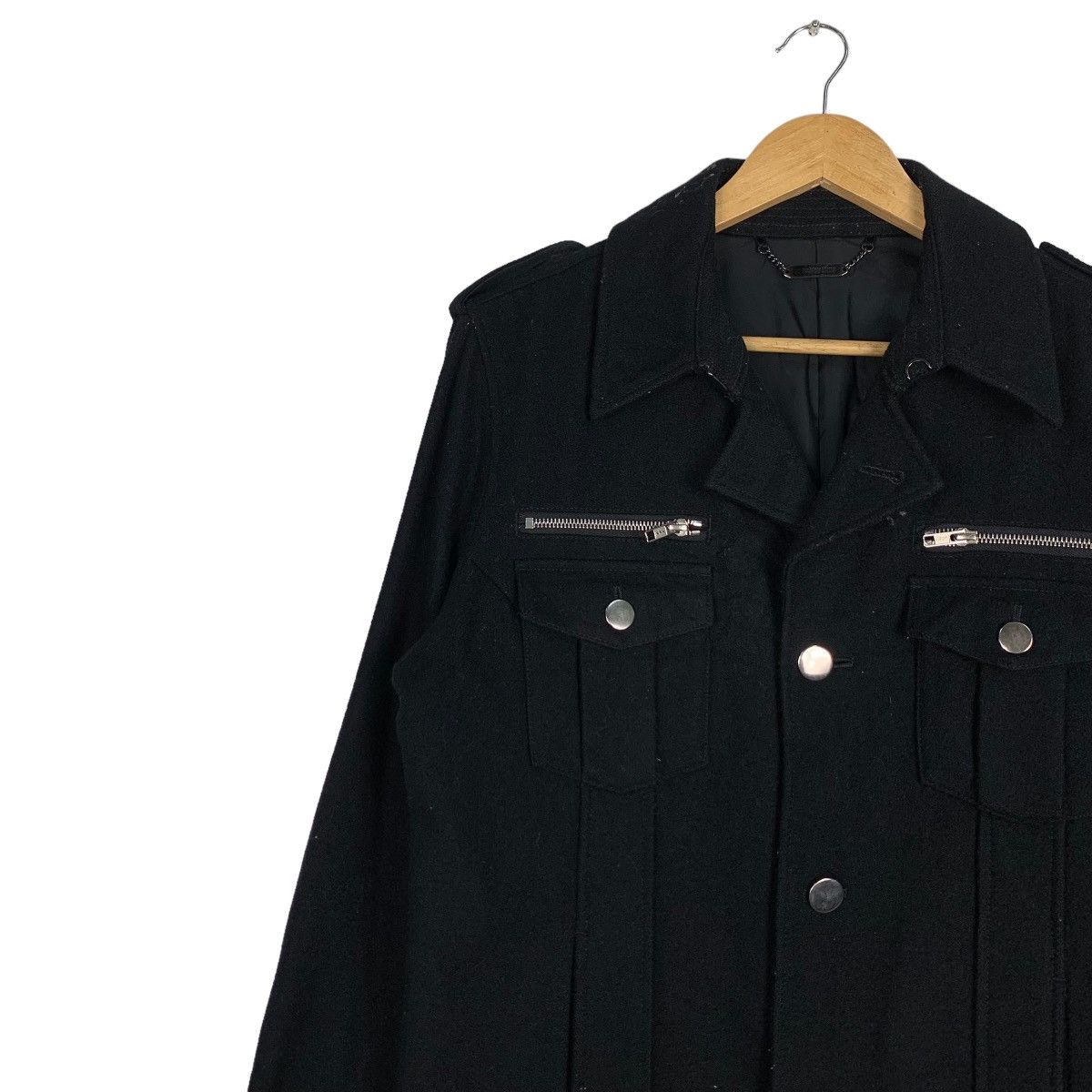 monkey time MONKEY TIME United Arrows Black Wool Jacket #0997-C44 Size US M / EU 48-50 / 2 - 6 Thumbnail