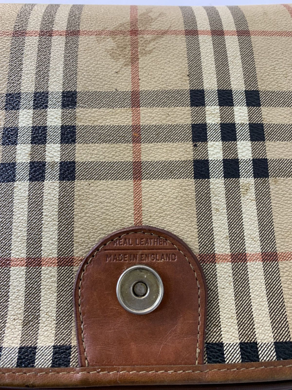 Burberry Burberrys London Leather Shoulder Bag Nova Checked Monogram Size ONE SIZE - 6 Thumbnail