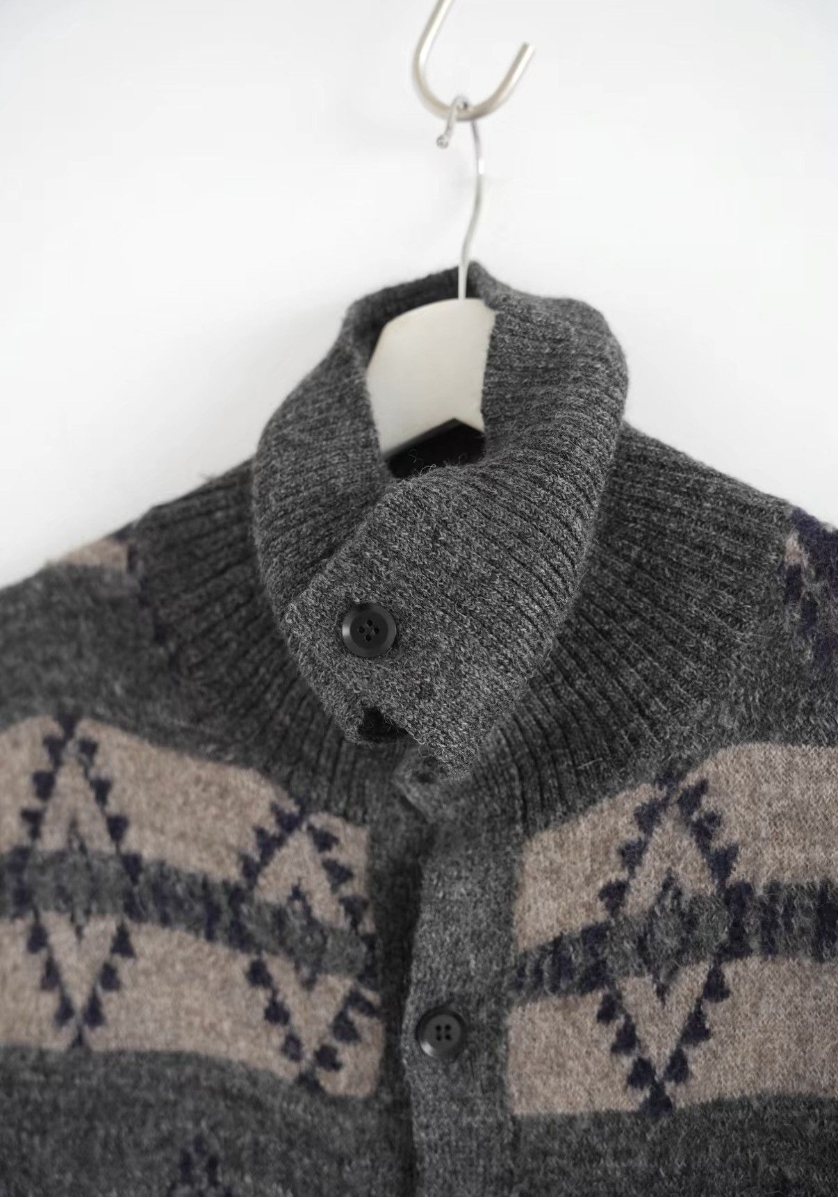 Yohji Yamamoto Yohji Yamamoto 14AW Navajo Wool Knit Cardigan J4 Size US M / EU 48-50 / 2 - 4 Thumbnail