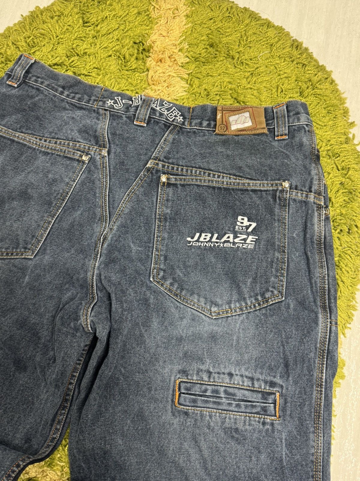 JNCO × Japanese Brand × Wu-Tang Clan Vintage baggy johny blaze jeans very rare skate jeans Size US 40 / EU 56 - 9 Thumbnail
