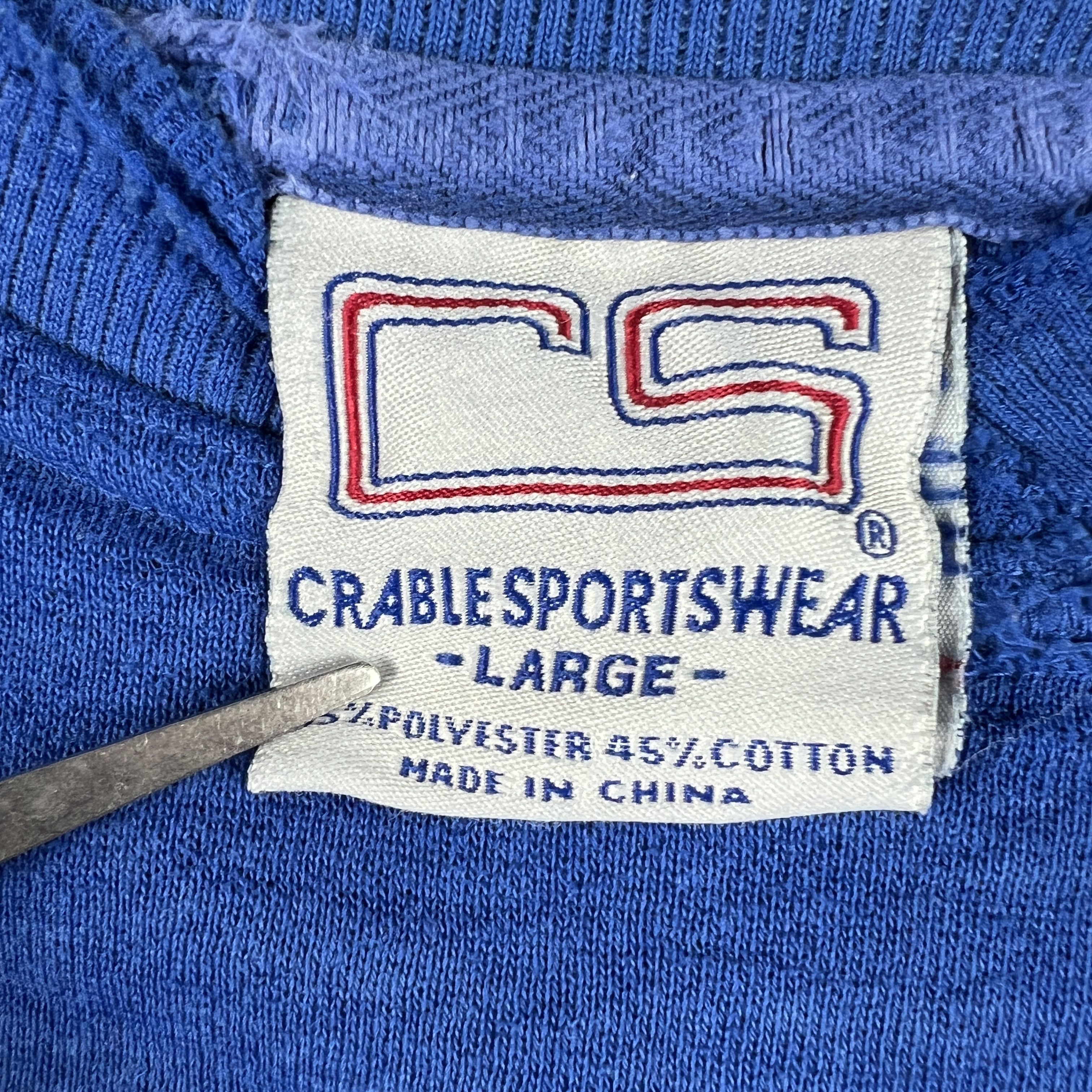NFL × Vintage VTG 90s New York Giants Sweatshirt Faded Thrashed Crewneck Size US L / EU 52-54 / 3 - 11 Thumbnail