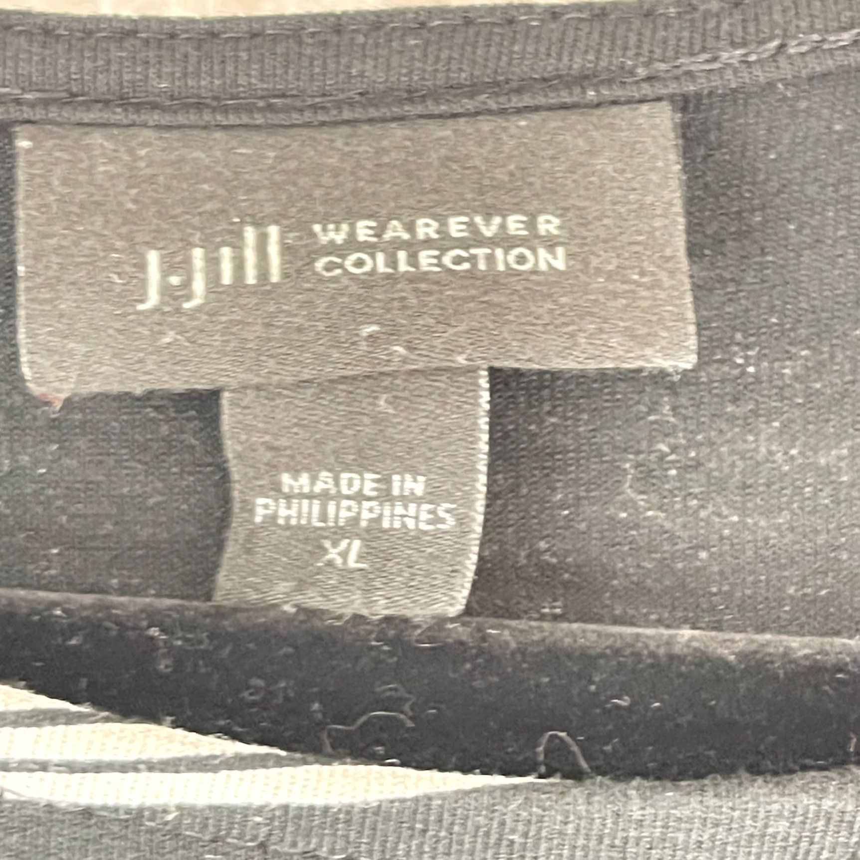 J. Jill J. Jill Shirt Womens XL Black White Striped Pullover Tunic Stretch Casual Size XL / US 12-14 / IT 48-50 - 7 Thumbnail