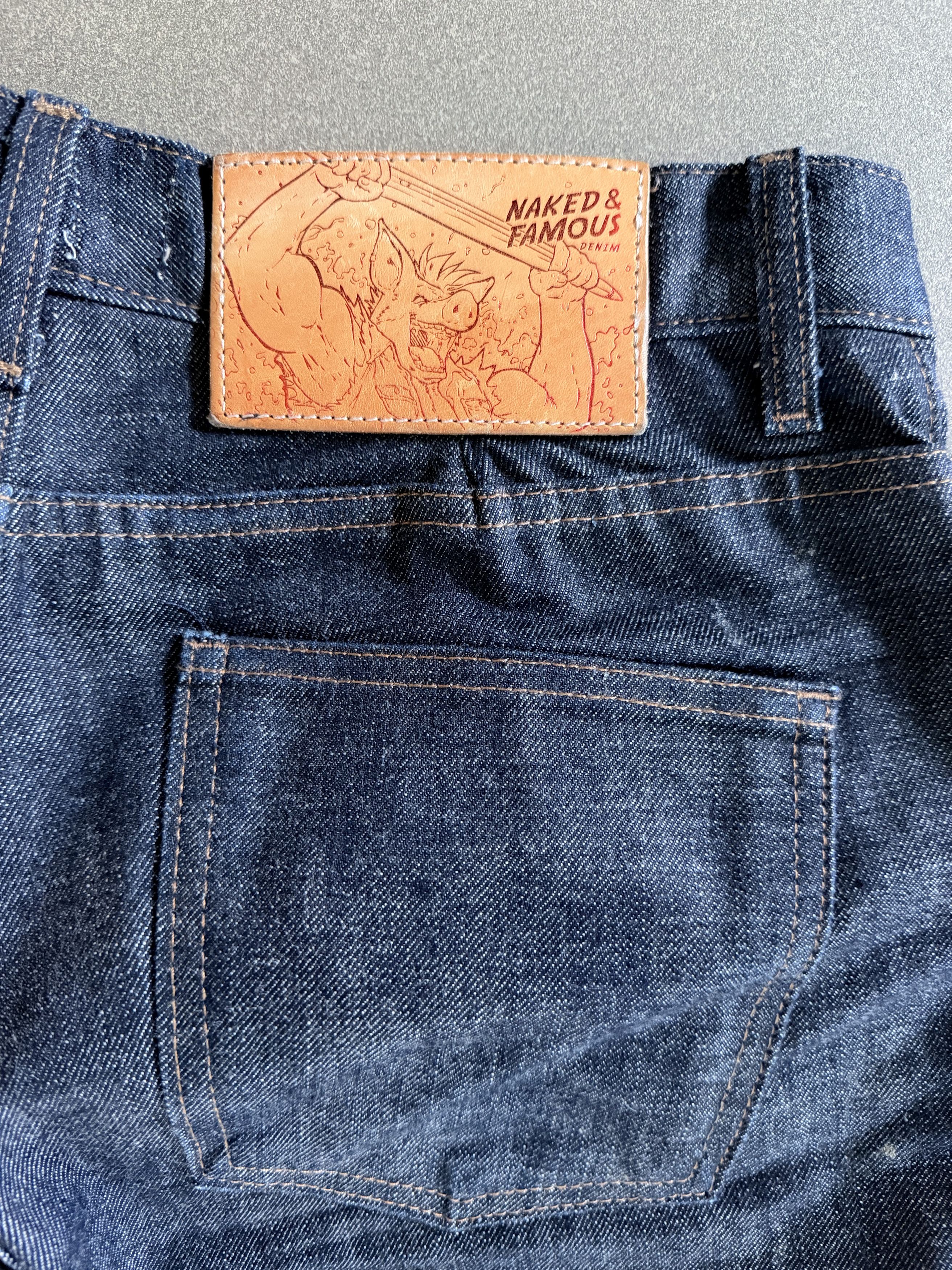 Naked & Famous Naked & Famous Chinese New Year "CNY Pig" Selvedge Size US 31 - 8 Thumbnail