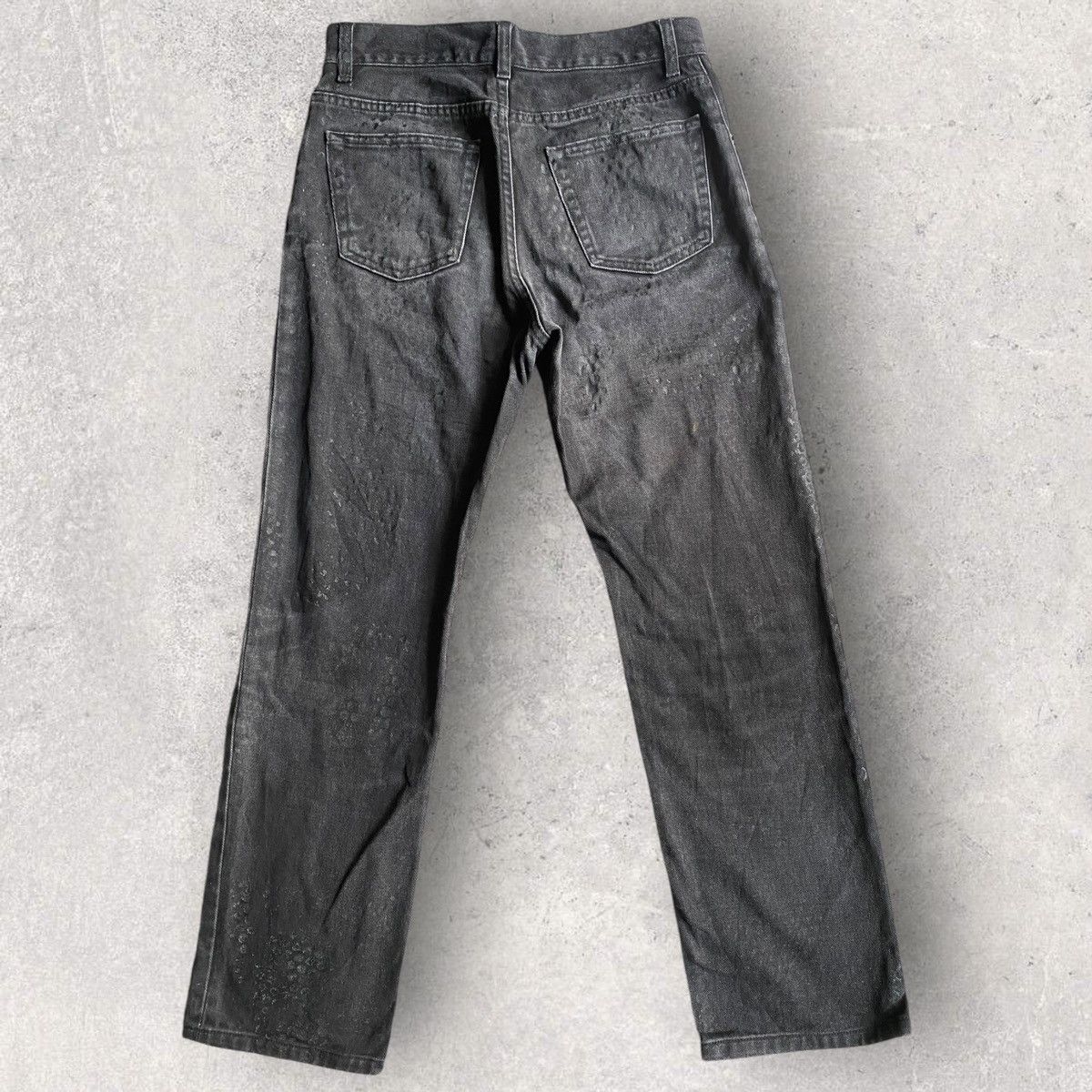 Helmut Lang SS03 Archive Rubber ‘Tyre’ Print Denim Size US 30 / EU 46 - 8 Thumbnail
