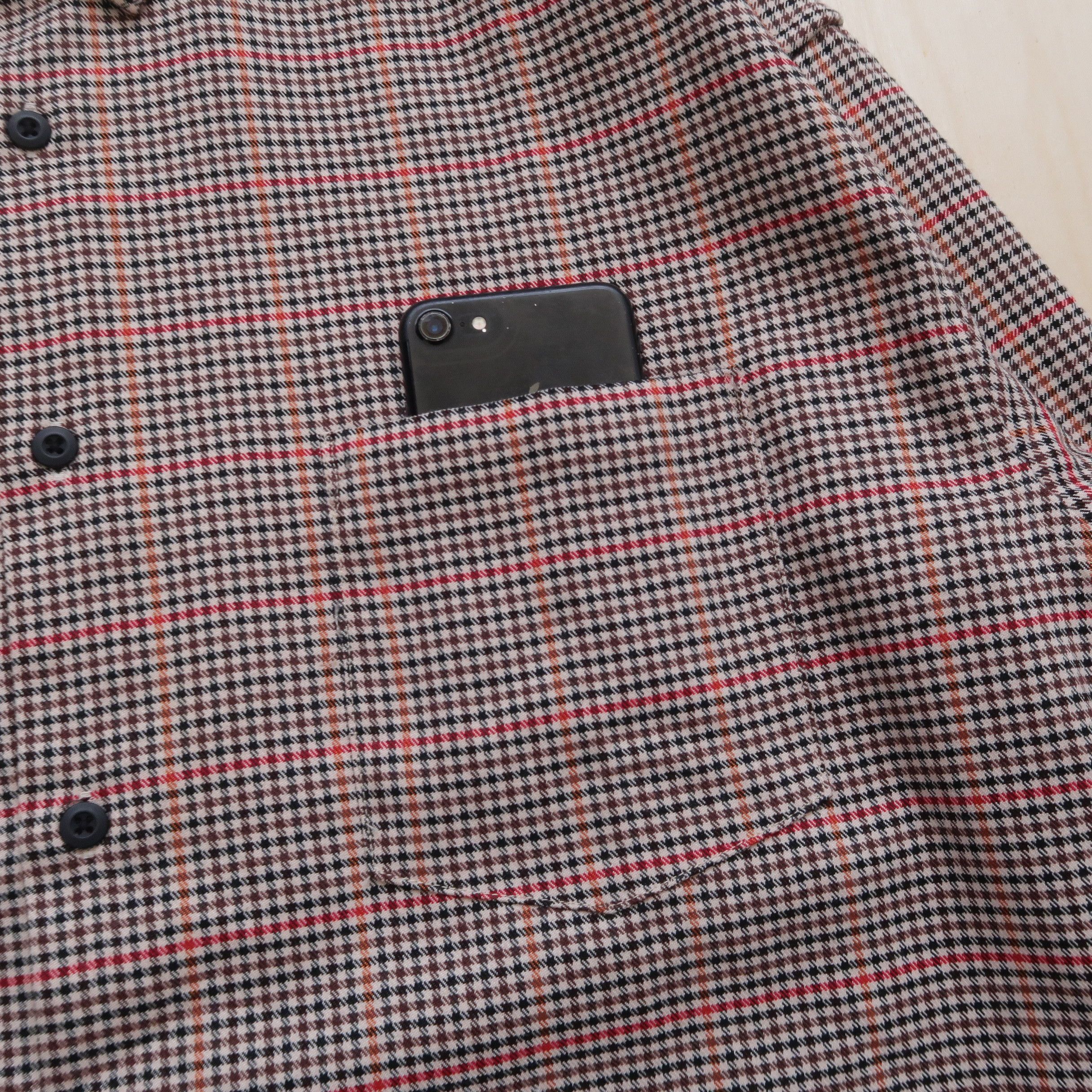 Japanese Brand 2000s Keita Maruyama Houndstooth Shacket Jacket Size US L / EU 52-54 / 3 - 7 Thumbnail