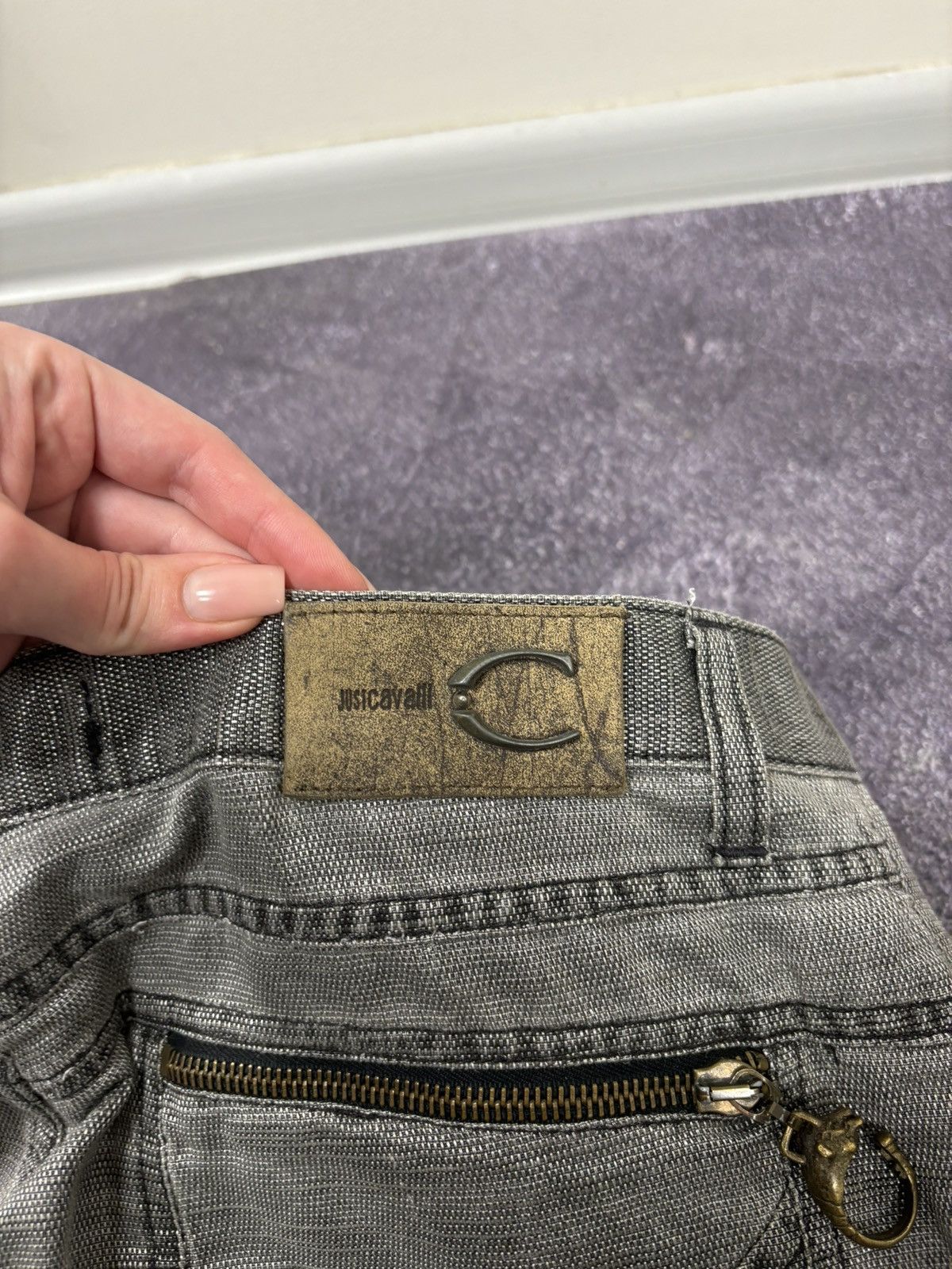 Just Cavalli Vintage Just Cavalli Gothic Avant Garde Rare Archival Jeans Size 36" / US 14 / IT 50 - 9 Thumbnail
