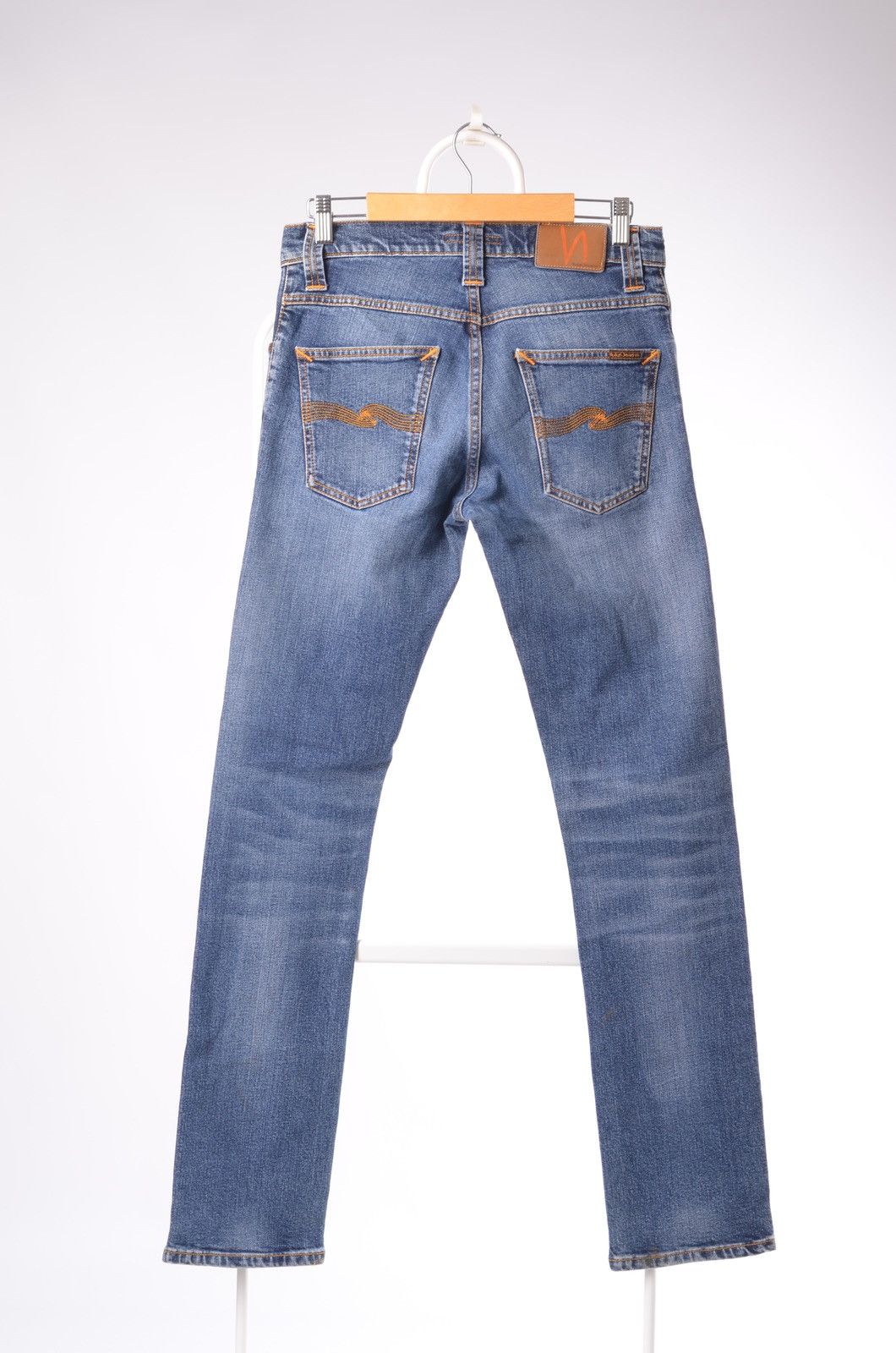 Nudie Jeans Nudie Jeans Grim Tim Org. Twisted Blue Denim Pants 30 Size US 30 / EU 46 - 2 Thumbnail