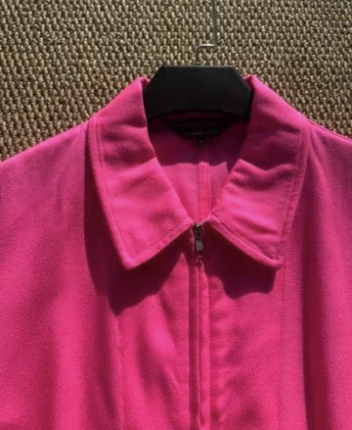 Comme des Garcons Homme Plus Comme des Garçons Homme Plus Runway Neon Pink Zip Shirt K23 Size S / US 4 / IT 40 - 5 Thumbnail