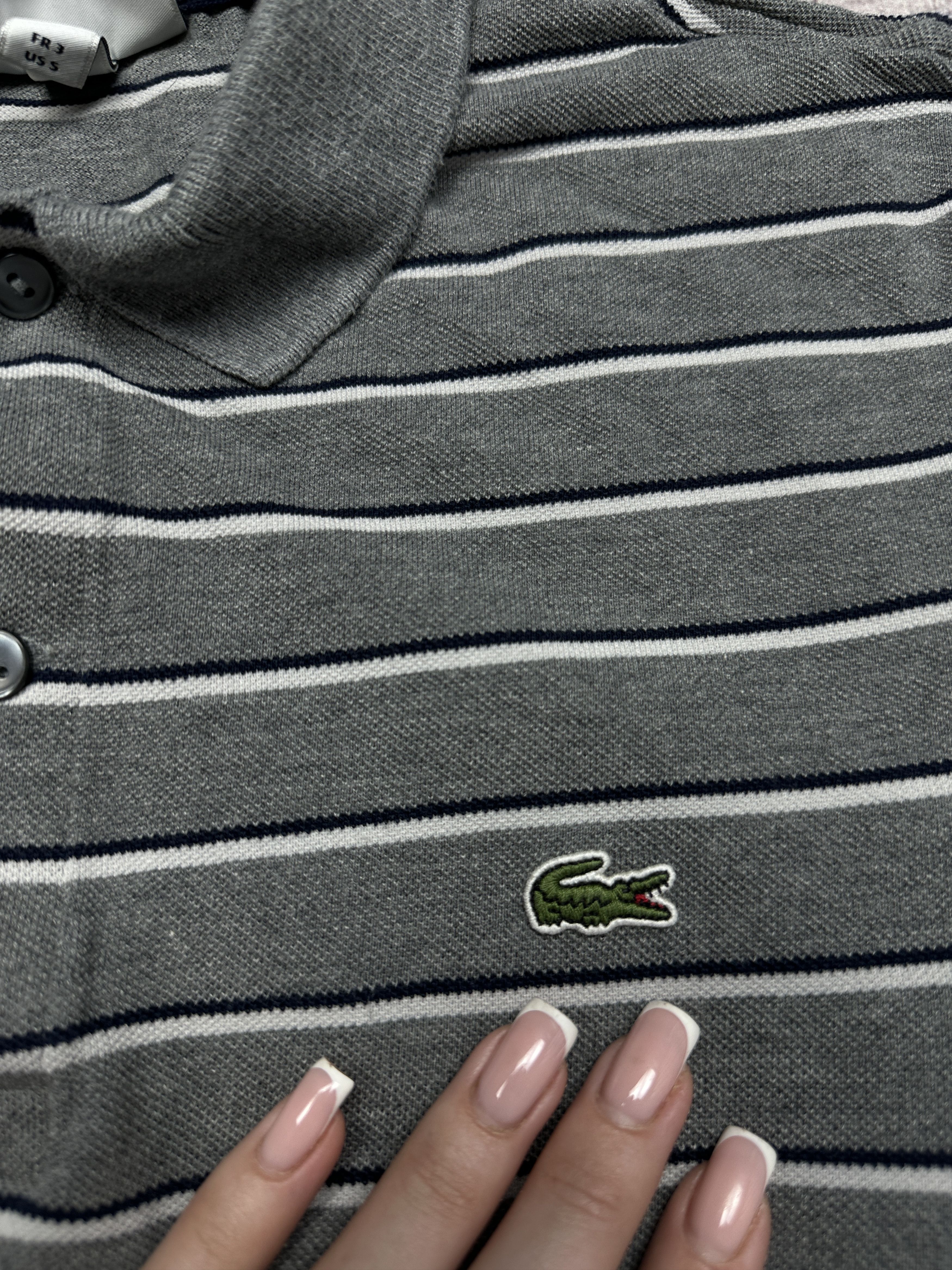 Lacoste Lacoste Mens Striped Polo Shirt Size US S / EU 44-46 / 1 - 3 Thumbnail