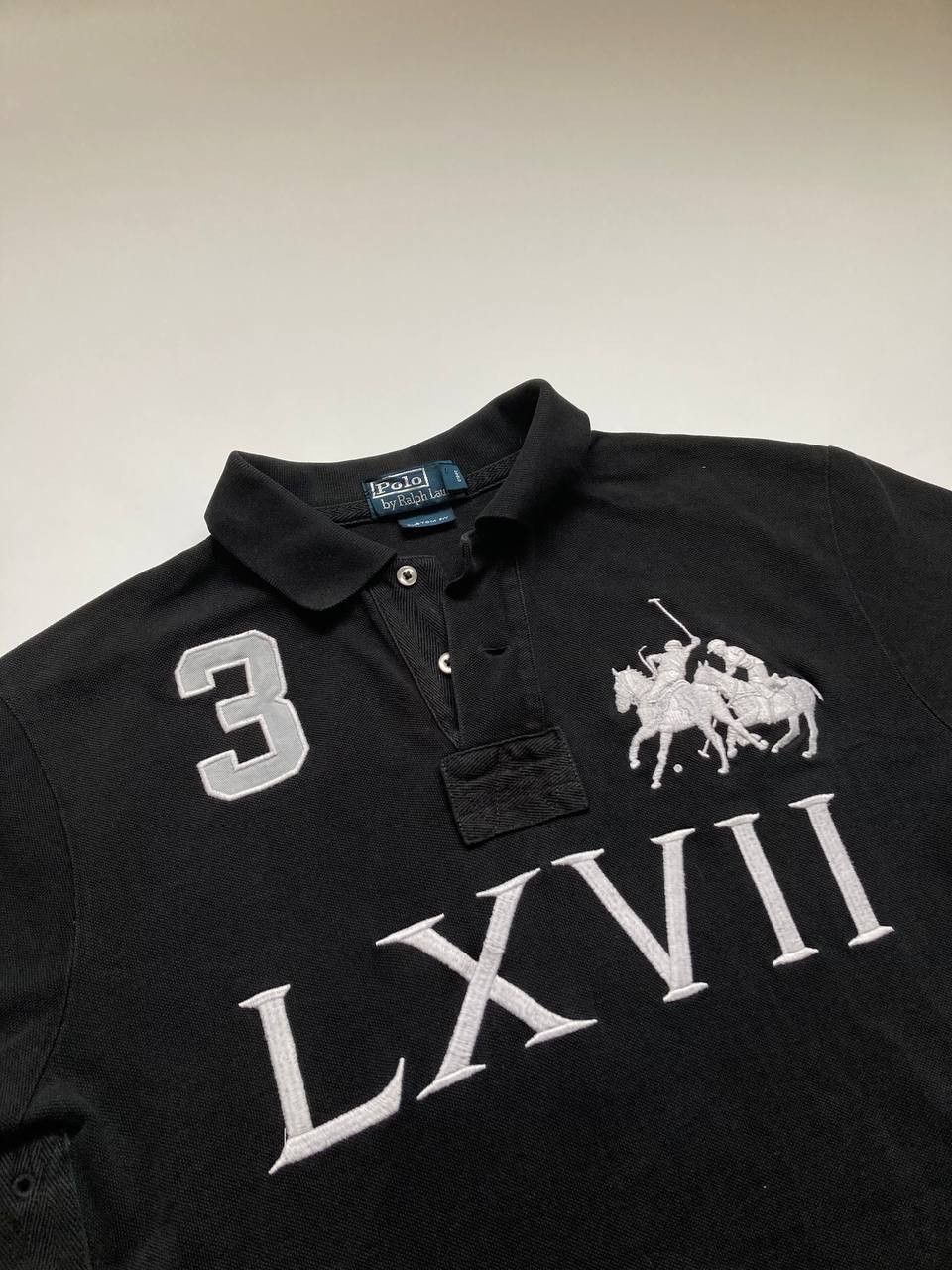 Polo Ralph Lauren × Vintage RARE Vintage Polo Ralph Lauren #3 LXVII Chief Keef Style Tee Size US M / EU 48-50 / 2 - 6 Thumbnail