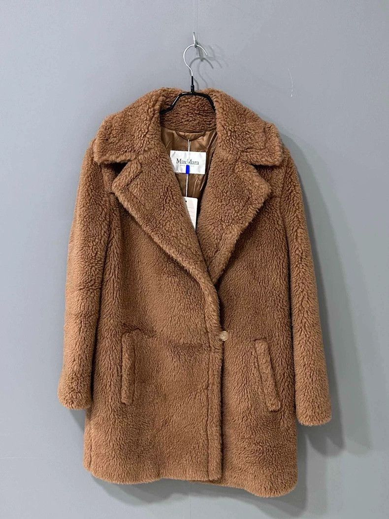 Max Mara Max Mara Mid-length camel teddy coat Size M / US 6-8 / IT 42-44 - 1 Thumbnail