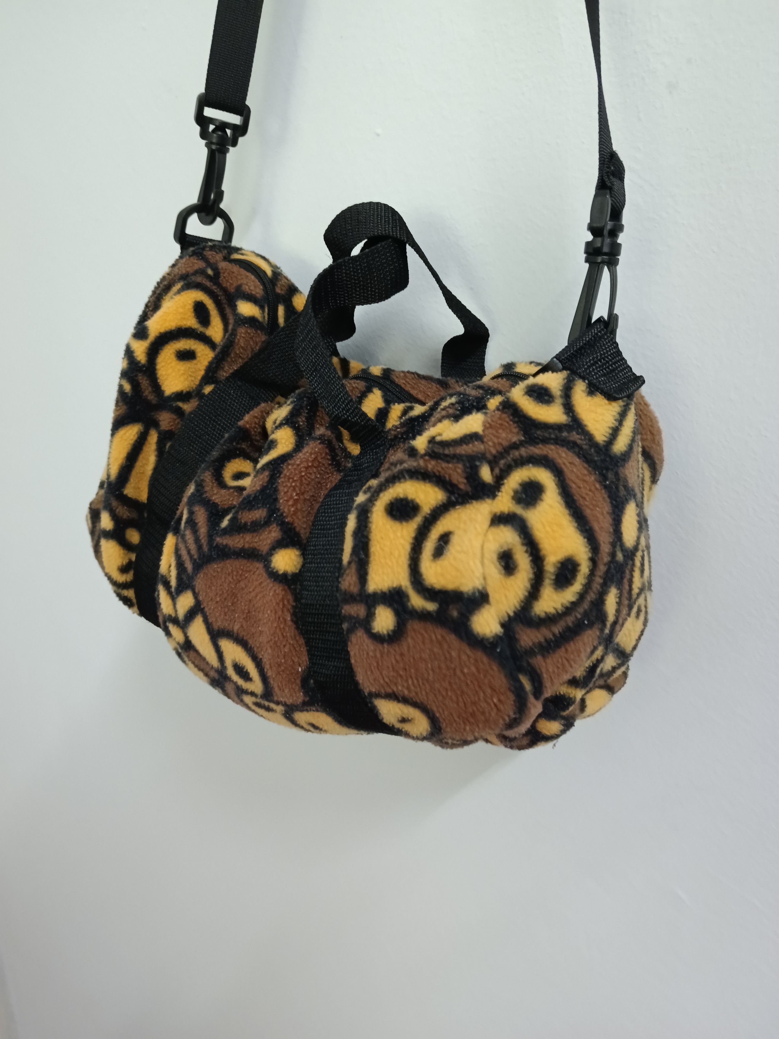 Japanese Brand FULLPRINT BAPE BABY MILO FLEECE DUFFLE 2WAY Size ONE SIZE - 3 Thumbnail