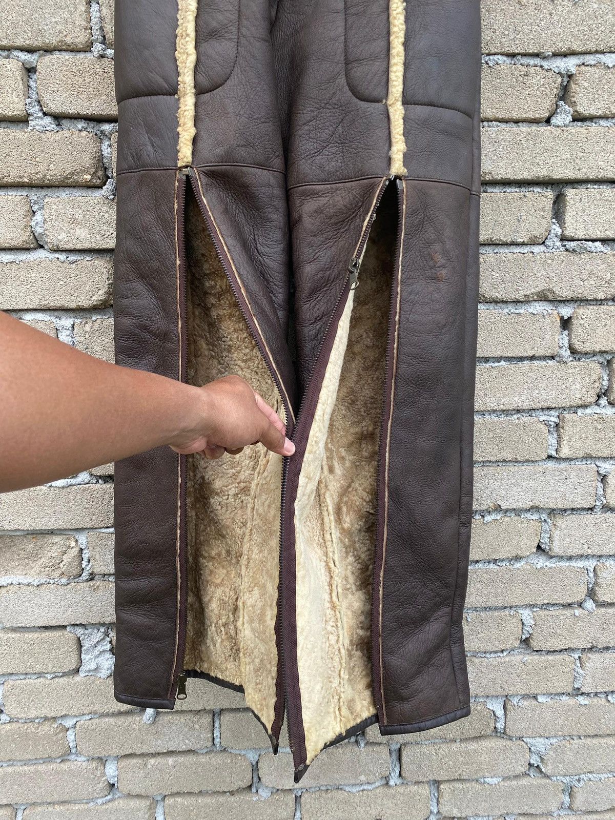 Yoshiyuki Konishi Yoshiyuki Konishi B3 Sheepskin Shearling Leather Pant 29-30 Size US 30 / EU 46 - 10 Thumbnail