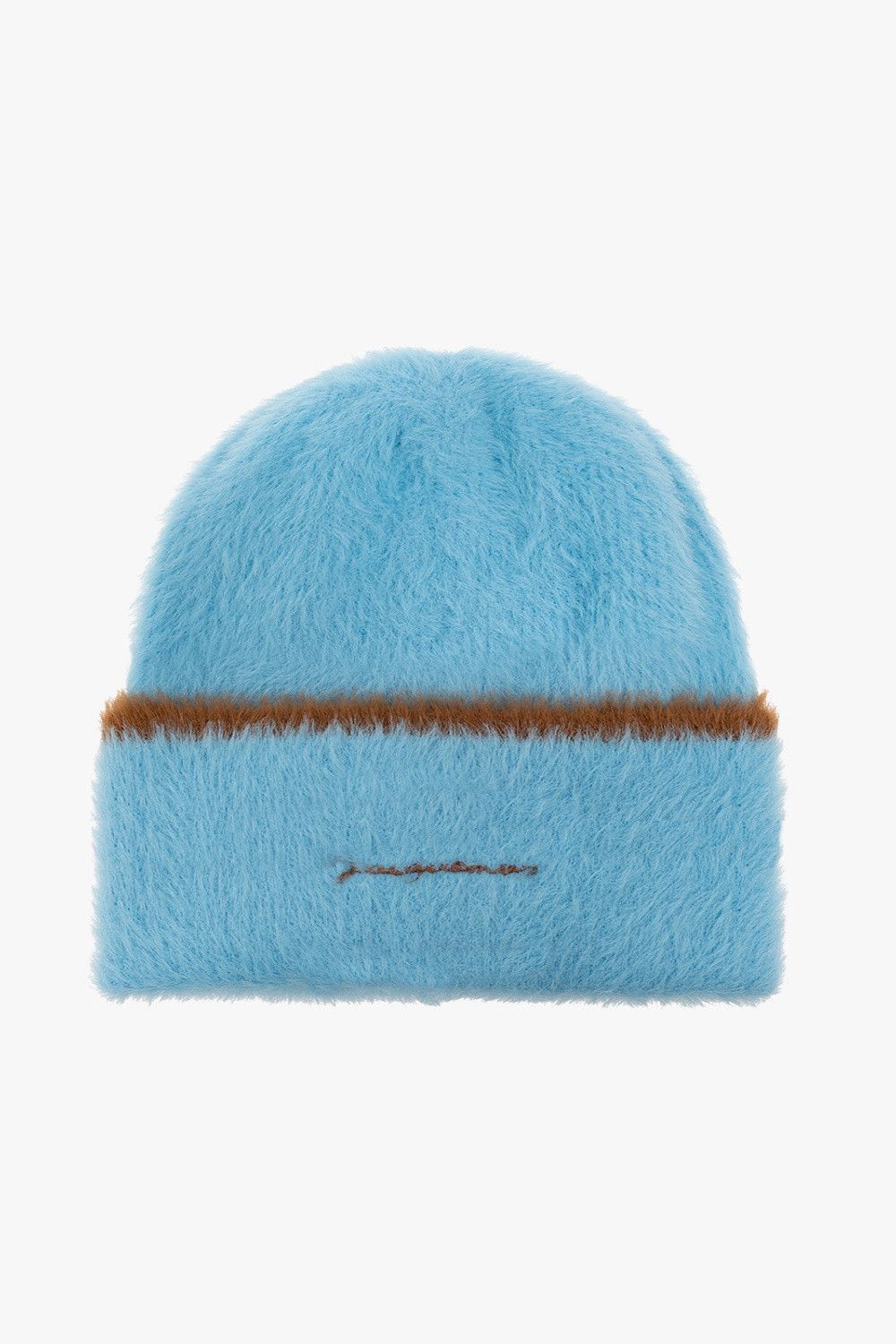 Jacquemus o1mle0625 Size:OS/ Unisex La Bonnet Neve Beanie /Cap in Blue Size ONE SIZE - 1 Preview