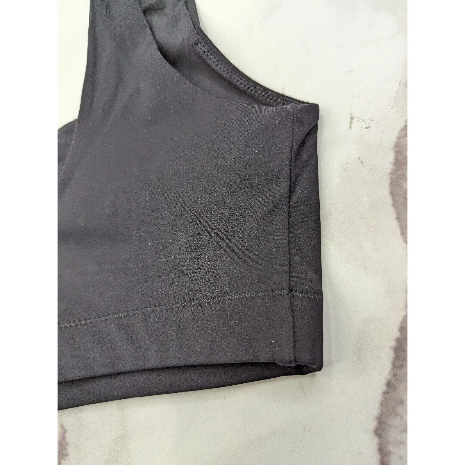 Everlane Everlane Perform Bra Women Medium Black Square Neck Sports Size M / US 6-8 / IT 42-44 - 8 Thumbnail