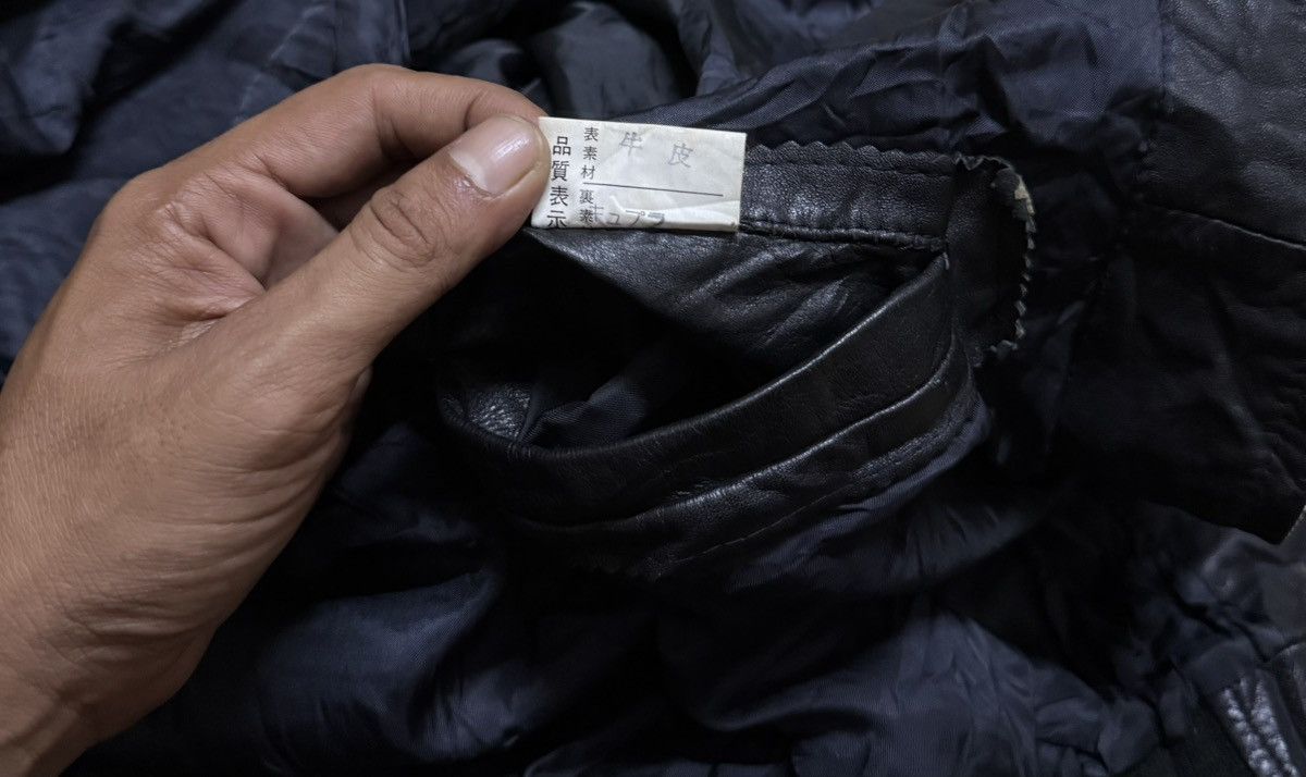 Japanese Brand Jacket Leather Motorcycle Vintge Size US L / EU 52-54 / 3 - 9 Thumbnail