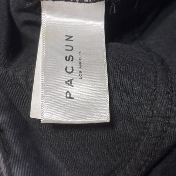 Pacsun Pacsun Black Denim Jean Skirt Size 28 with side laceup Size 28" / US 6 / IT 42 - 5 Thumbnail