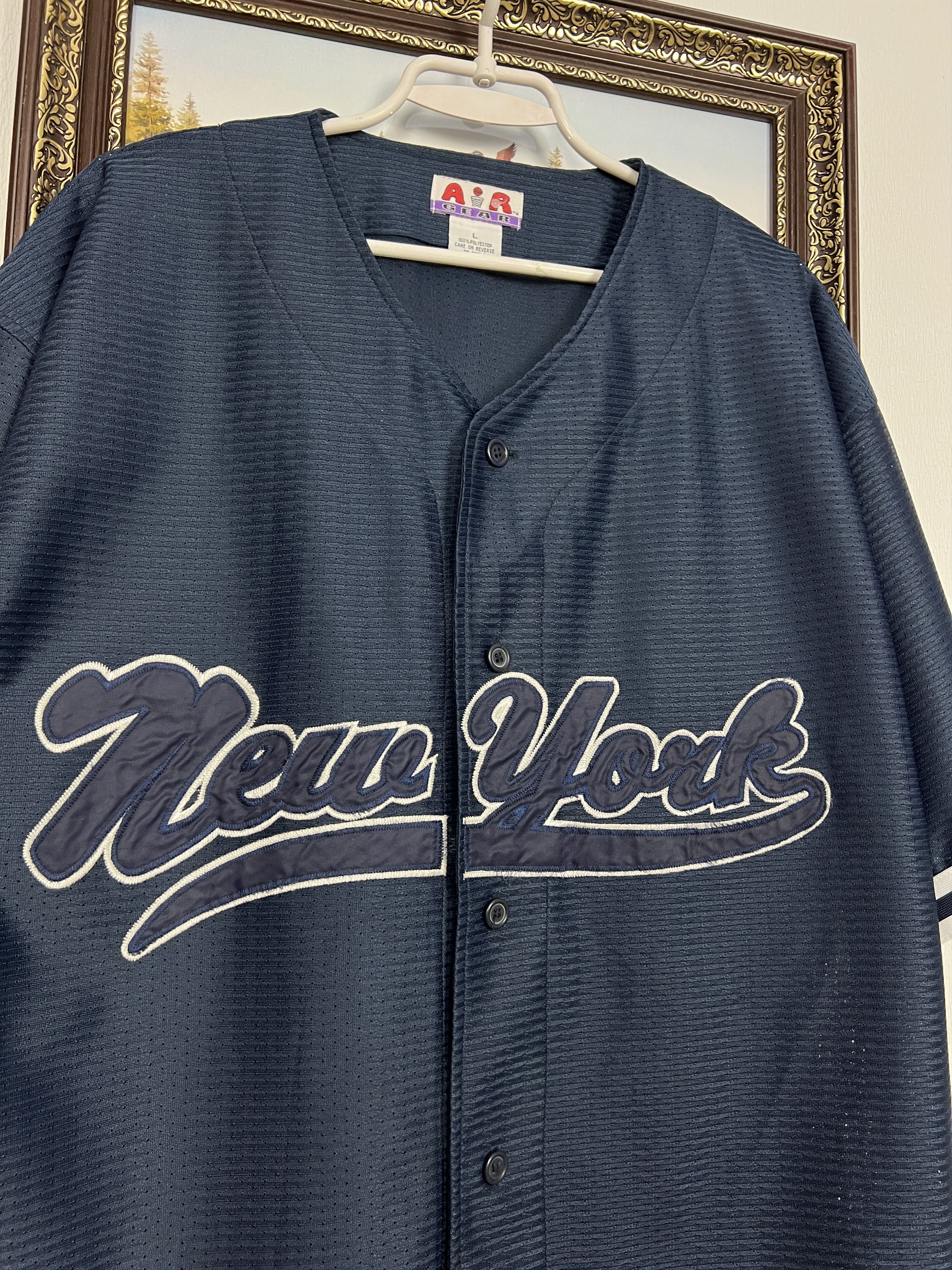 New York Yankees New York Yankees MLB Jersey Shirt Baseball Rare Trikot Size US L / EU 52-54 / 3 - 3 Thumbnail
