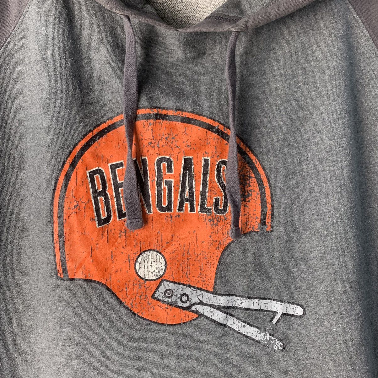 Vintage Vintage Cincinnati Bengals Football Hoodie Sweatshirt Gray Size US L / EU 52-54 / 3 - 4 Thumbnail