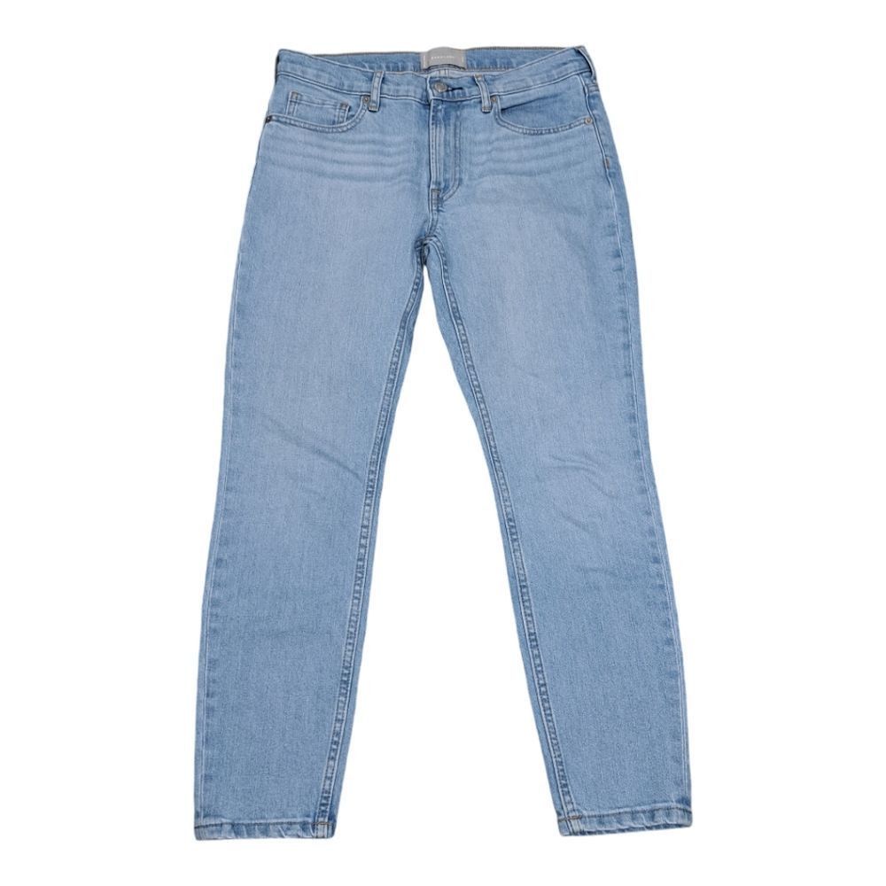 Everlane Everlane Womens Ankle Straight Jeans Cotton Blend Size 28 Li Size 28" / US 6 / IT 42 - 1 Thumbnail