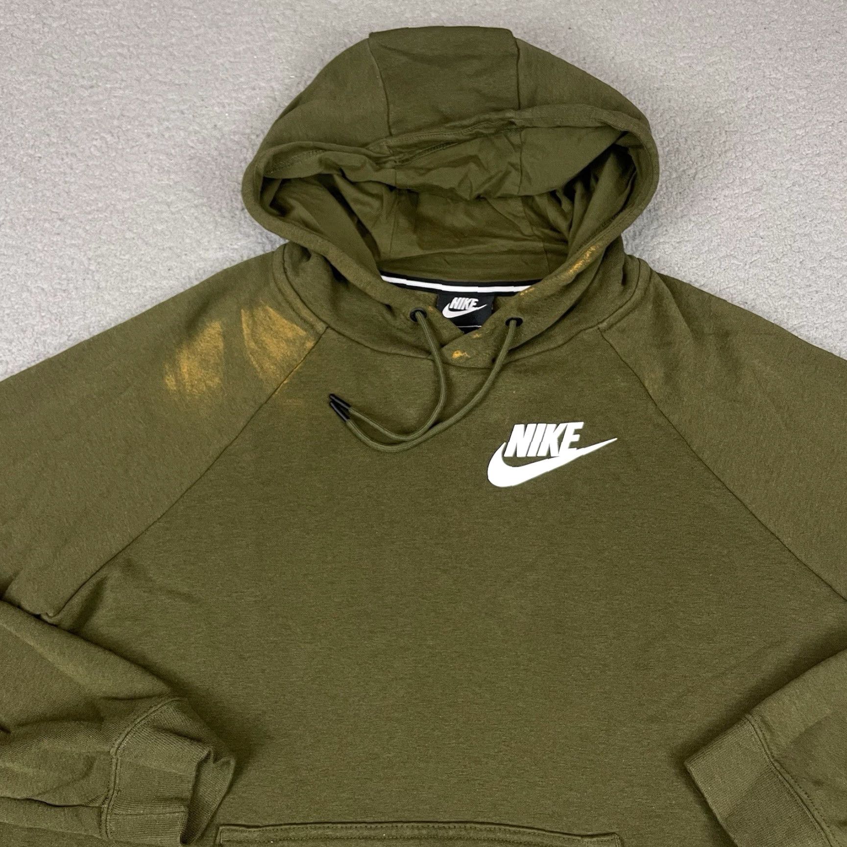Nike VINTAGE Nike Sweatshirt Mens Large Brown Hoodie Graphic Logo Distressed Fade Pullover Jacket L Men Nike Logo Hoodie Sweatshirt Size US XXL / EU 58 / 5 - 2 Thumbnail