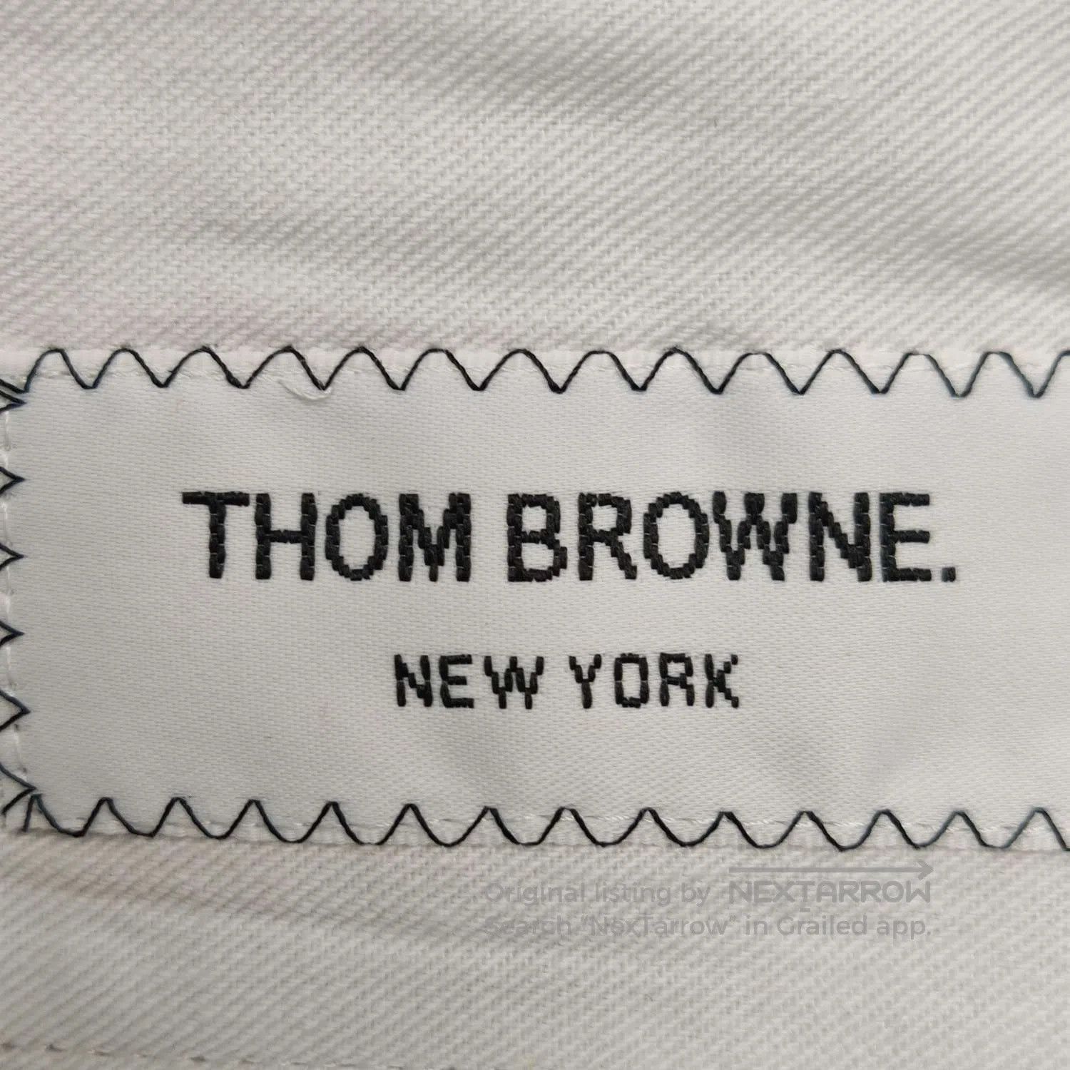 Thom Browne Thom Browne XXS Khaki Embroidered Flower Pants. Size US 28 / EU 44 - 3 Thumbnail