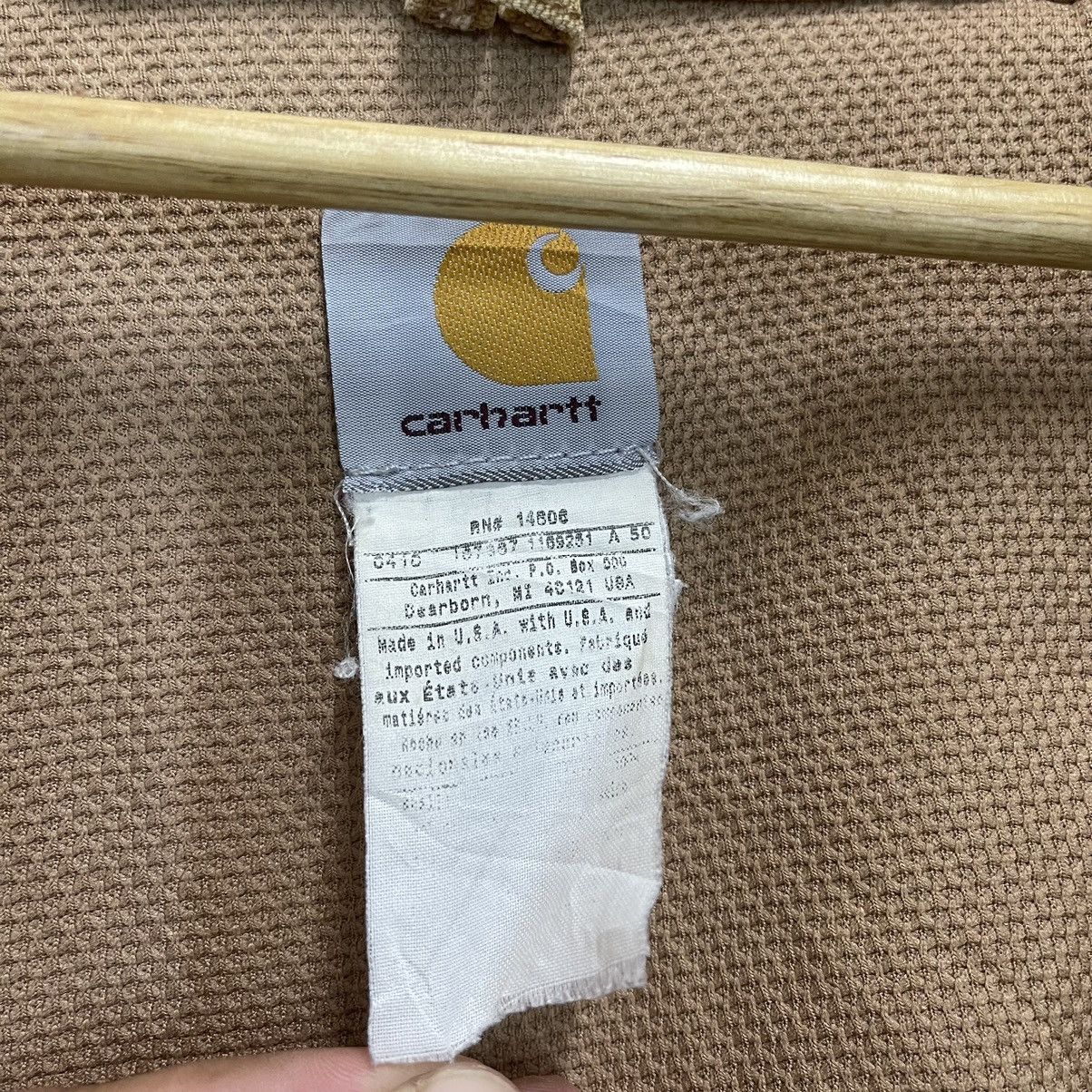 Carhartt × Carhartt Wip VINTAGE 90s CARHARTT HEAVYWEIGHT HOODIES JACKET MADE IN USA Size US L / EU 52-54 / 3 - 13 Thumbnail