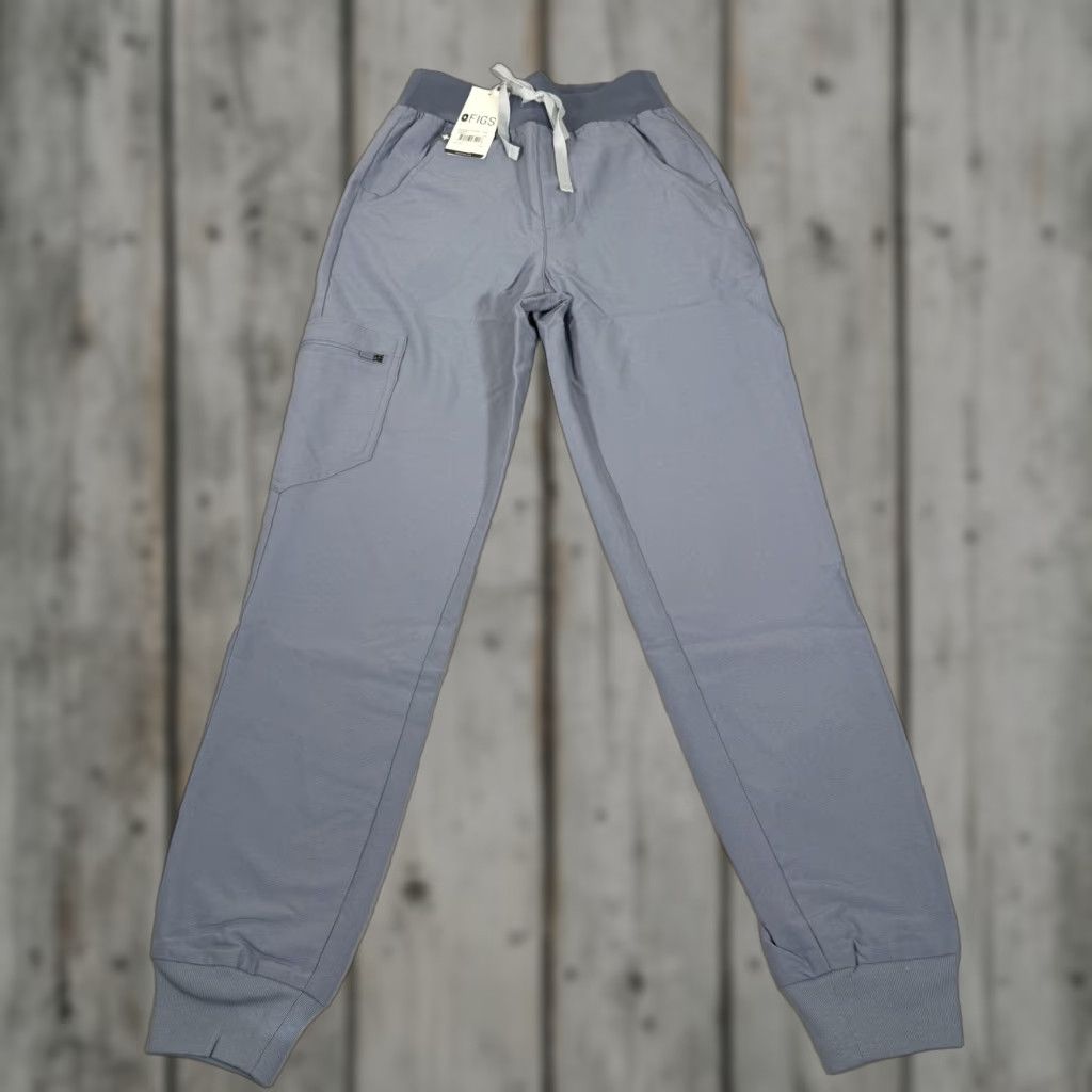 Vintage FIGS Zamora Pants Womens XXS High Waisted Jogger Scrub Medical Uniform Nursing Blue Violet/Blue Violet Blue Shades 2XS Size 24" / US 00 / IT 34 - 1 Thumbnail