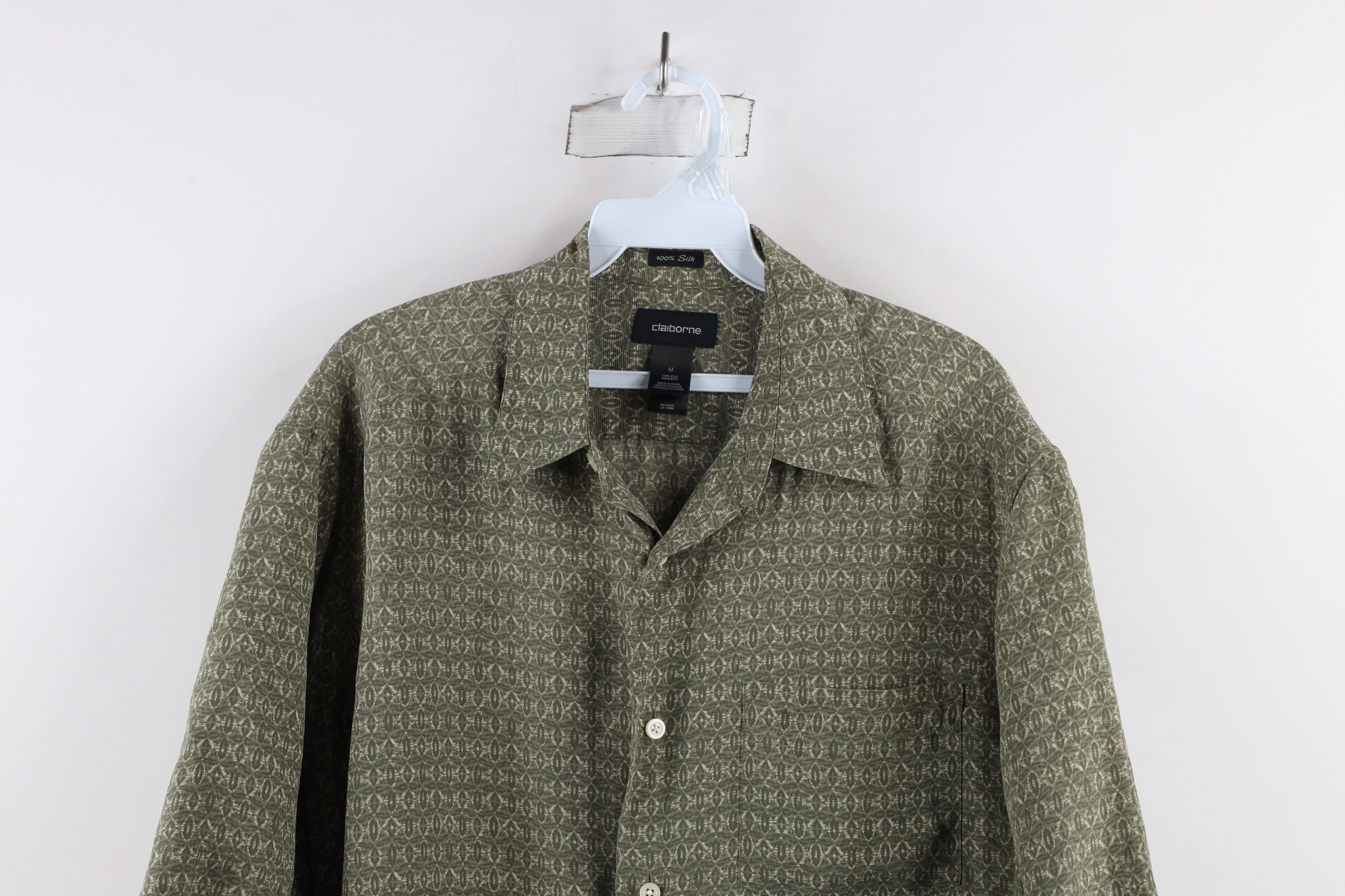 Vintage Vintage 90s Streetwear Short Sleeve Button Shirt Green Size US M / EU 48-50 / 2 - 2 Thumbnail