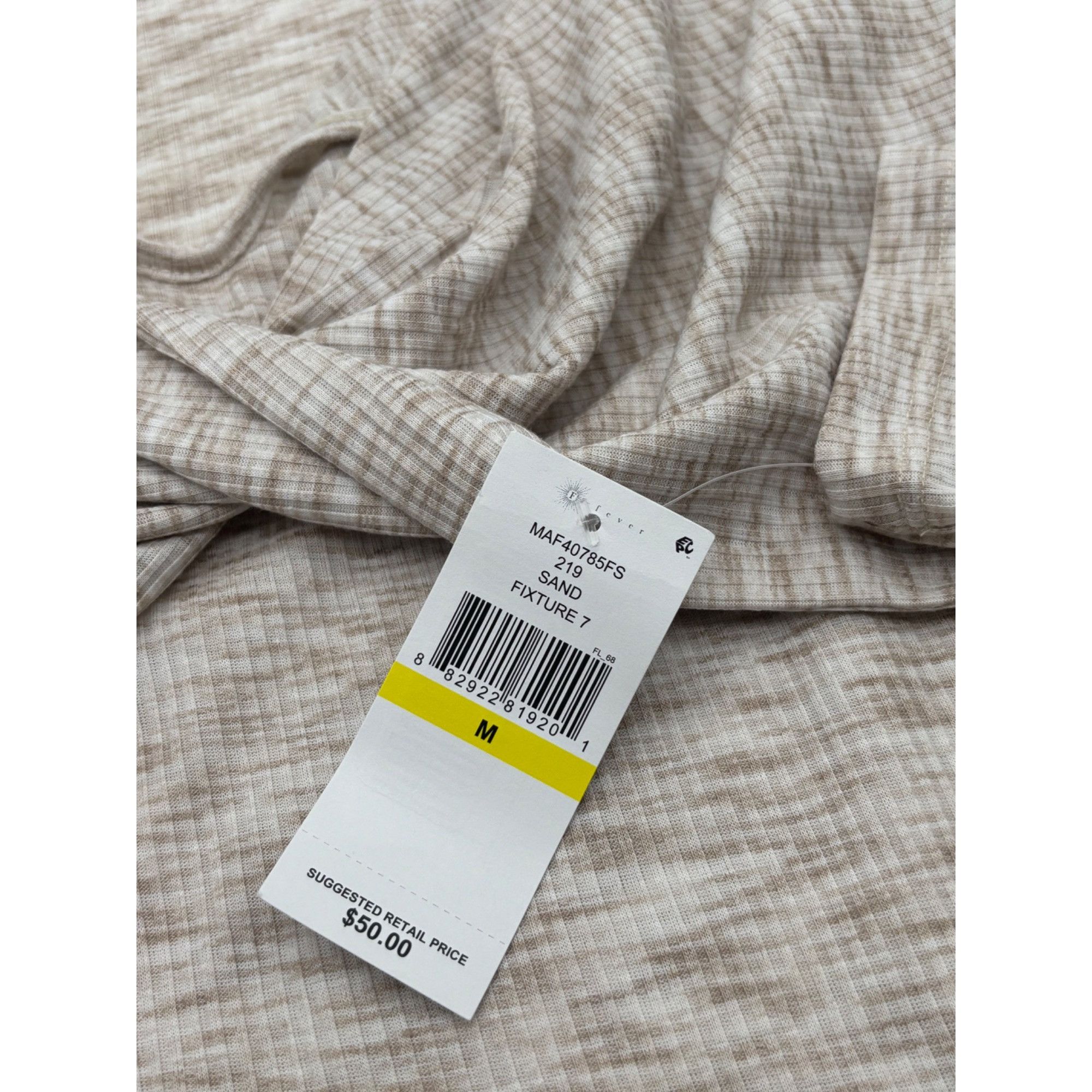 Other Fever Spaced-Dyed Twist-Front Top, Sand, Sz. M Size M / US 6-8 / IT 42-44 - 7 Thumbnail