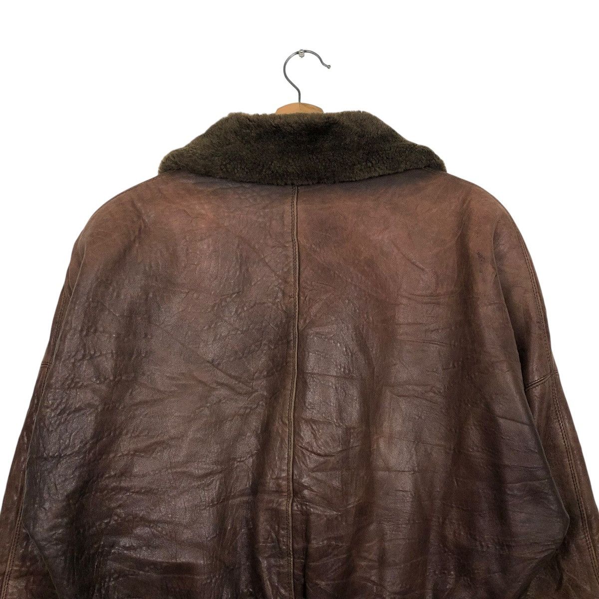 Japanese Brand 🔥VTG BIKER LEATHER JACKET GICOLL FUR COLLAR 14th ADDICTION Size US M / EU 48-50 / 2 - 11 Thumbnail