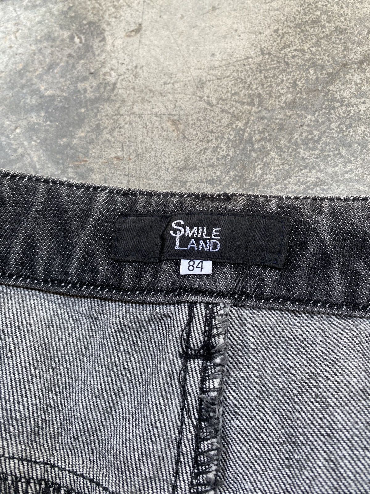 Vintage Vintage Smile Land Zipper Punk Distressed Denim Pants Size US 34 / EU 50 - 3 Thumbnail