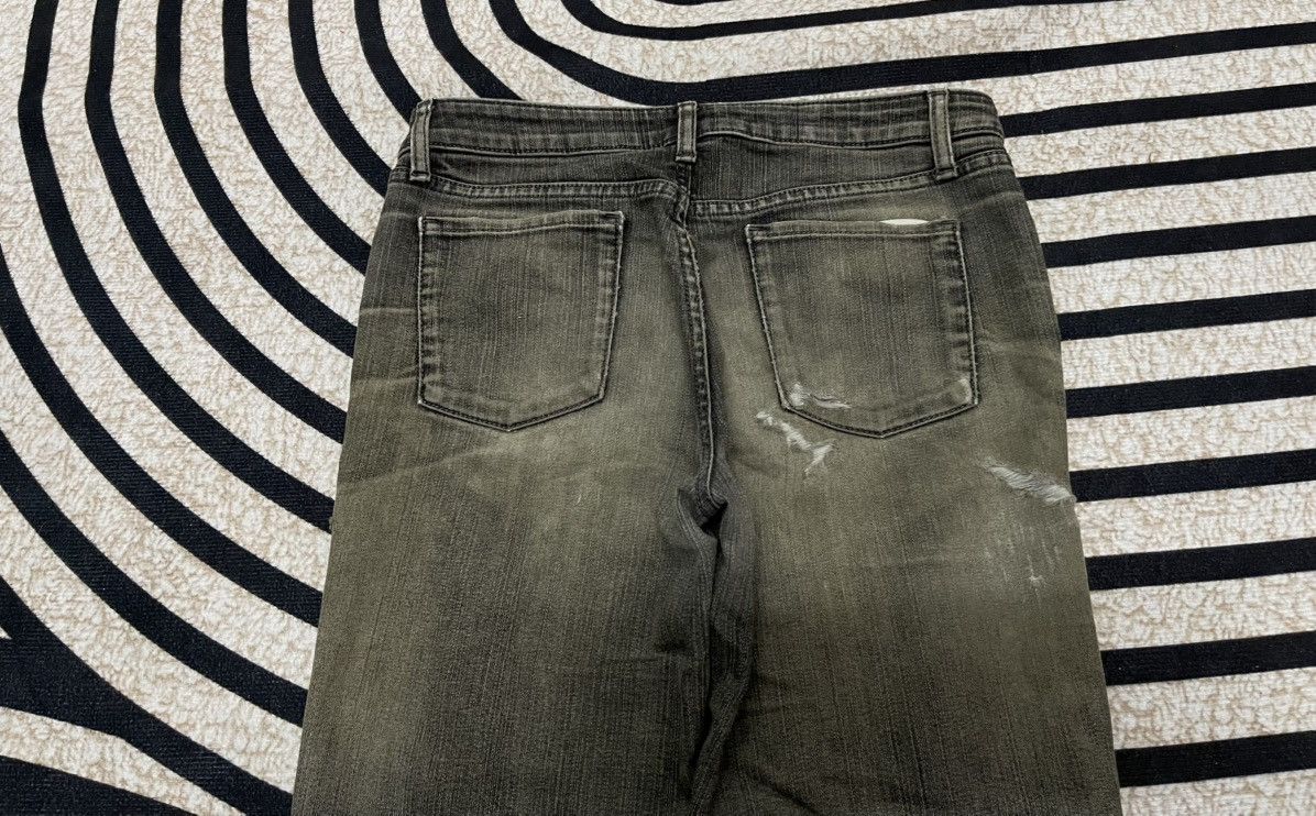 If Six Was Nine 2000s IFSIXWASNINE INSPIRED DISTRESSED FLARE JEANS Size US 30 / EU 46 - 13 Thumbnail
