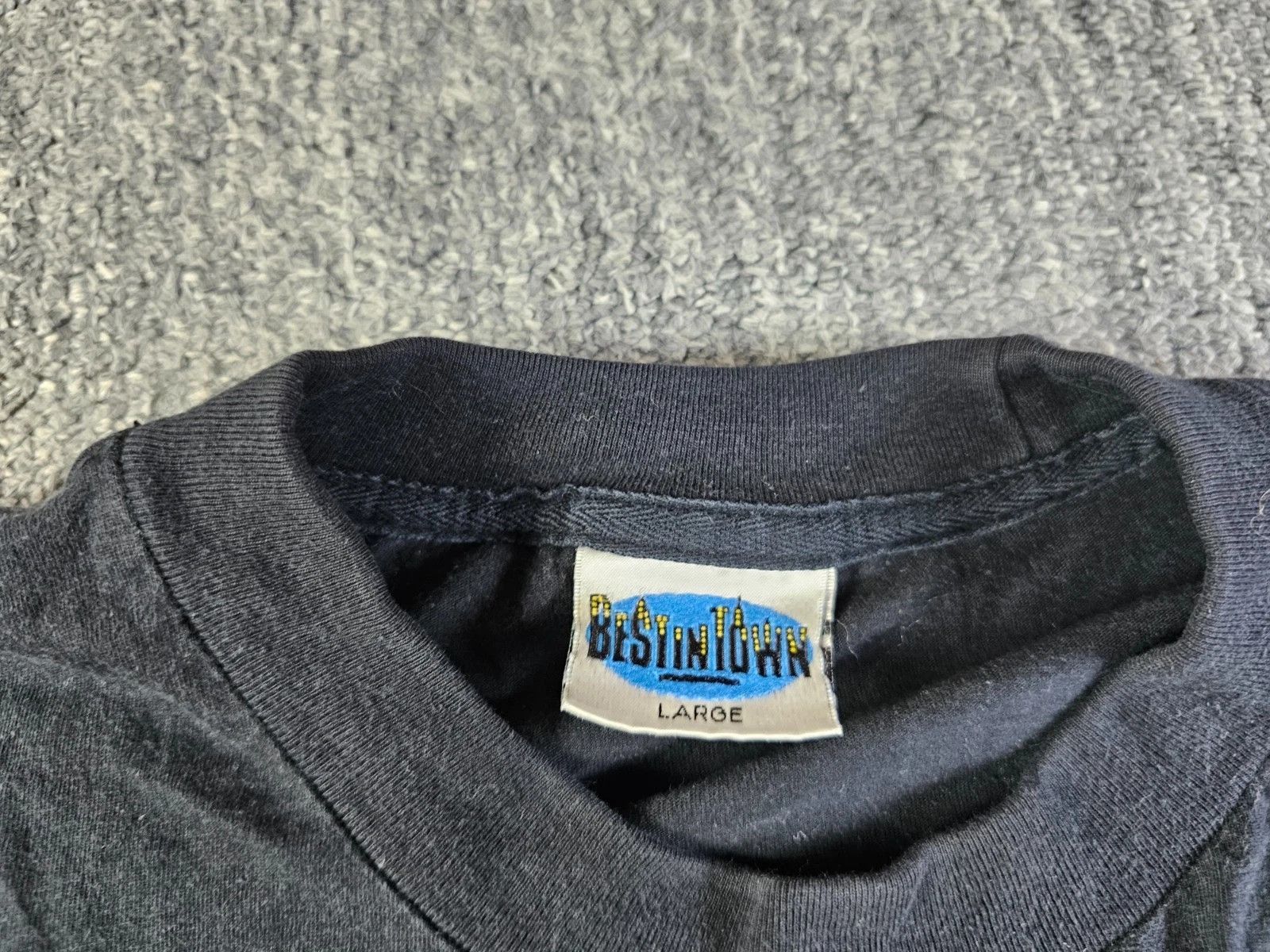 Other Vintage 90s Dalarna Sweden Horses Single Stitch Tee Black L Size US L / EU 52-54 / 3 - 4 Thumbnail
