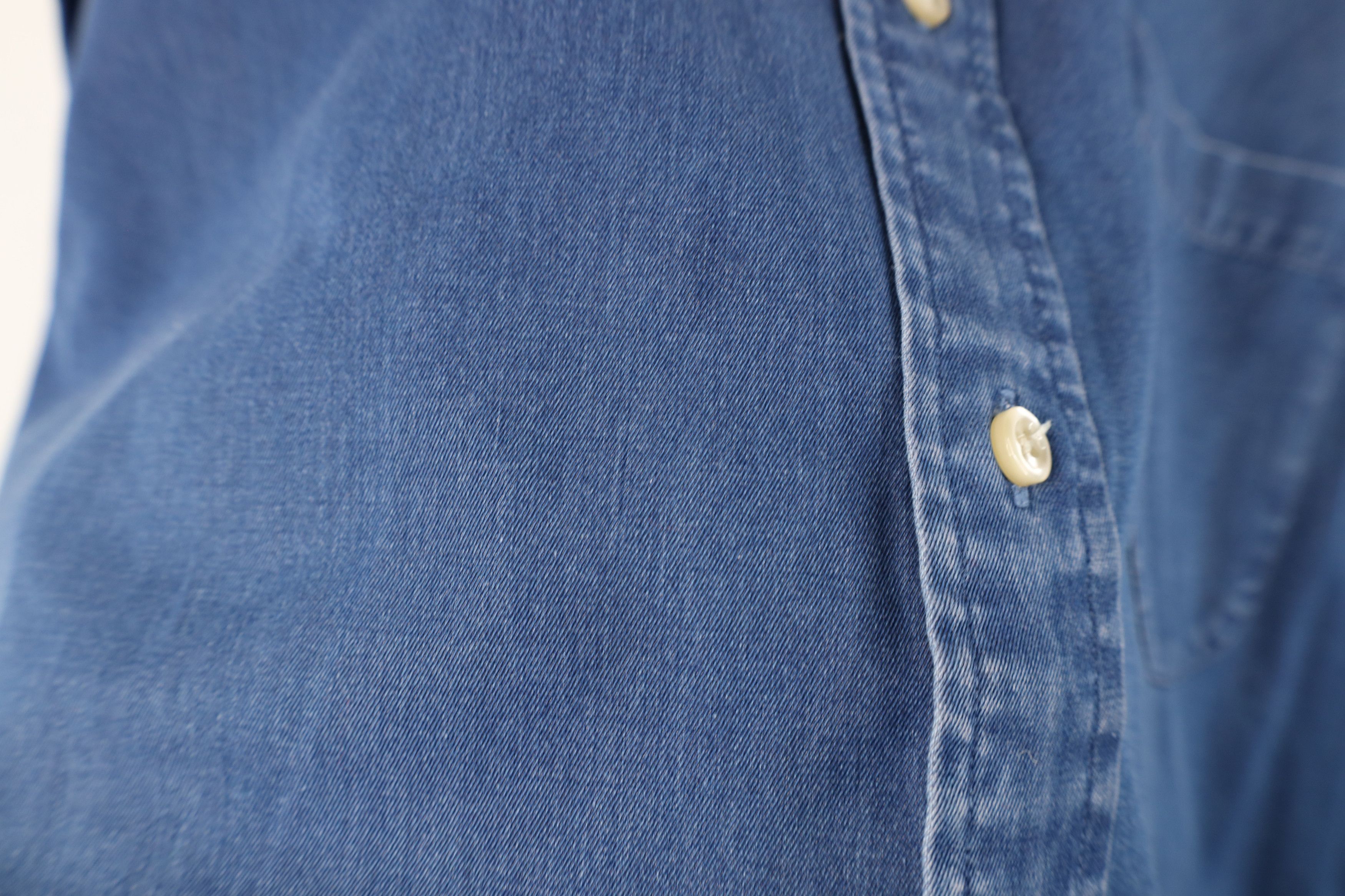 Lands' End Vintage 90s Lands End Collared Button Down Shirt Blue Cotton Size US XL / EU 56 / 4 - 8 Thumbnail