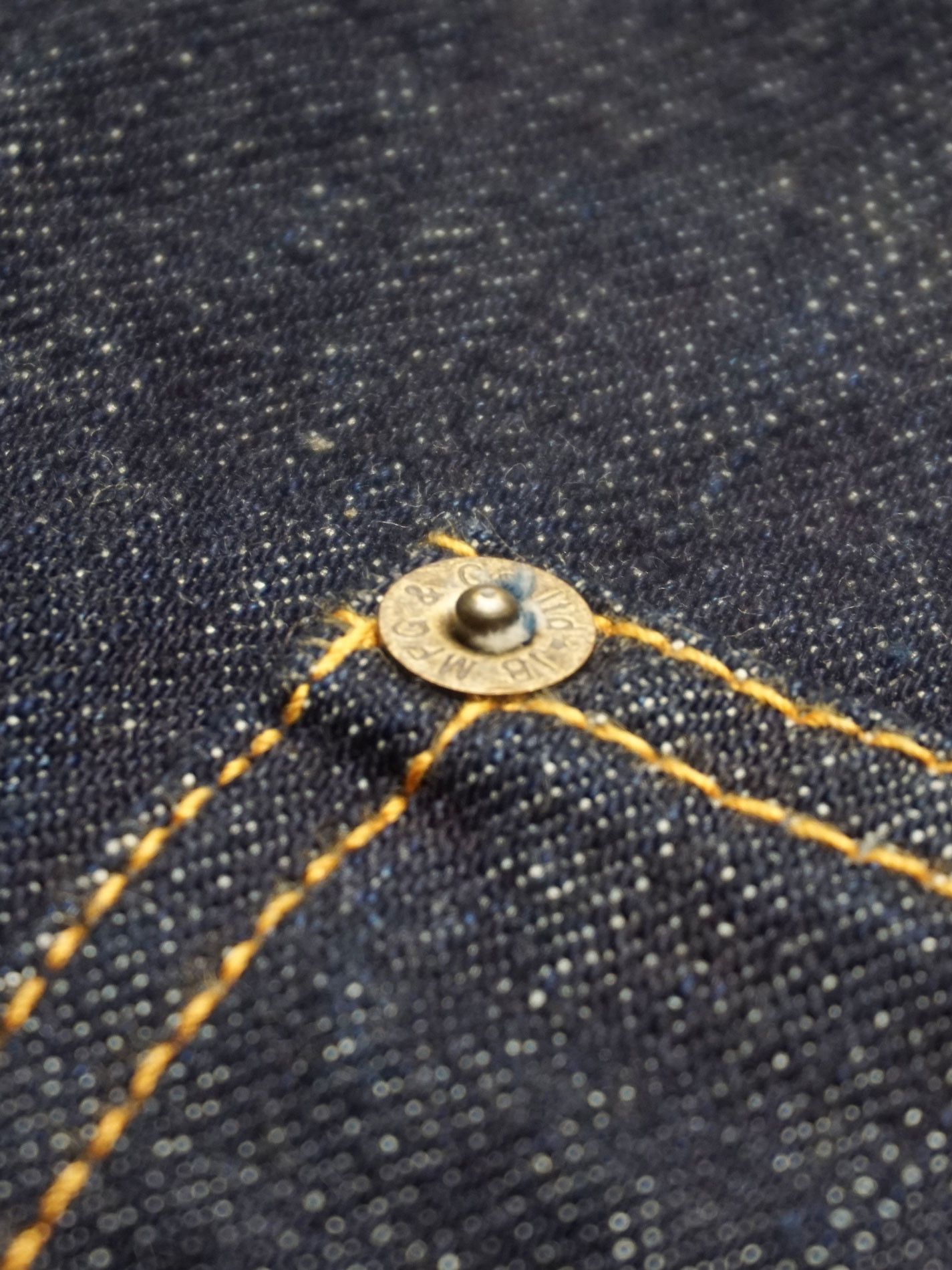 Japan Blue JAPAN BLUE JJK0012M31 14.8oz WWII Type-I Denim Jacket Size US XL / EU 56 / 4 - 10 Thumbnail