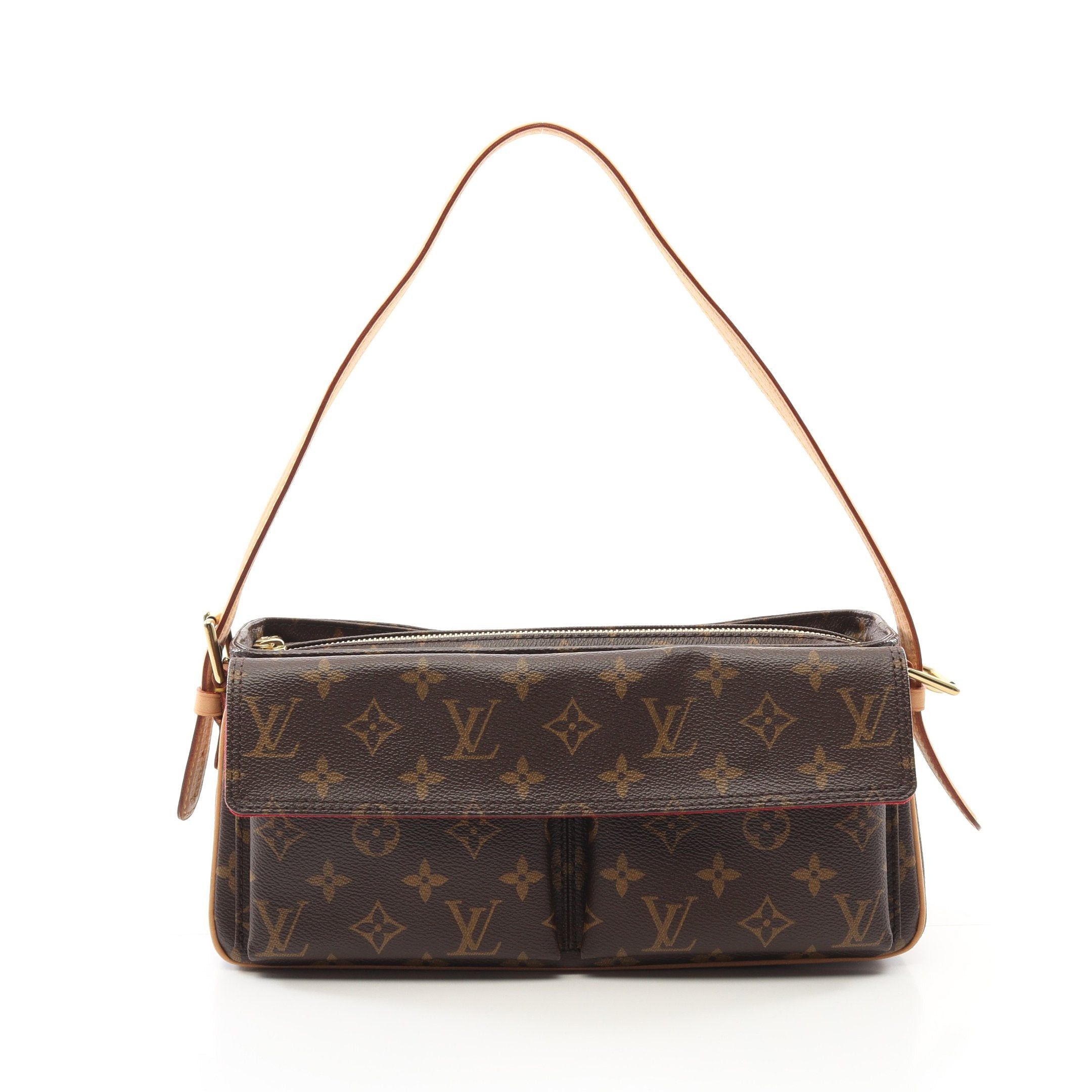 Louis Vuitton Louis Vuitton Vivacite Mm Monogram Shoulder Bag Leather Brown Size ONE SIZE - 1 Thumbnail