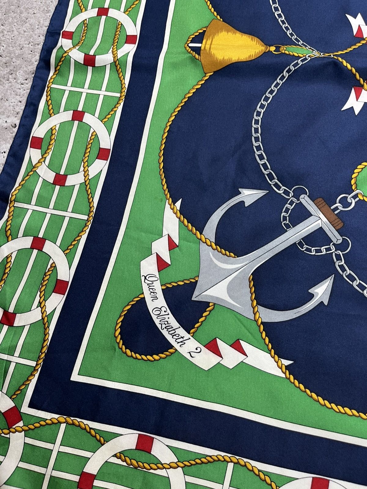 Other Jane Shilton Nautical Pure Silk Scarf 88x88 cm Korea Size ONE SIZE - 7 Thumbnail